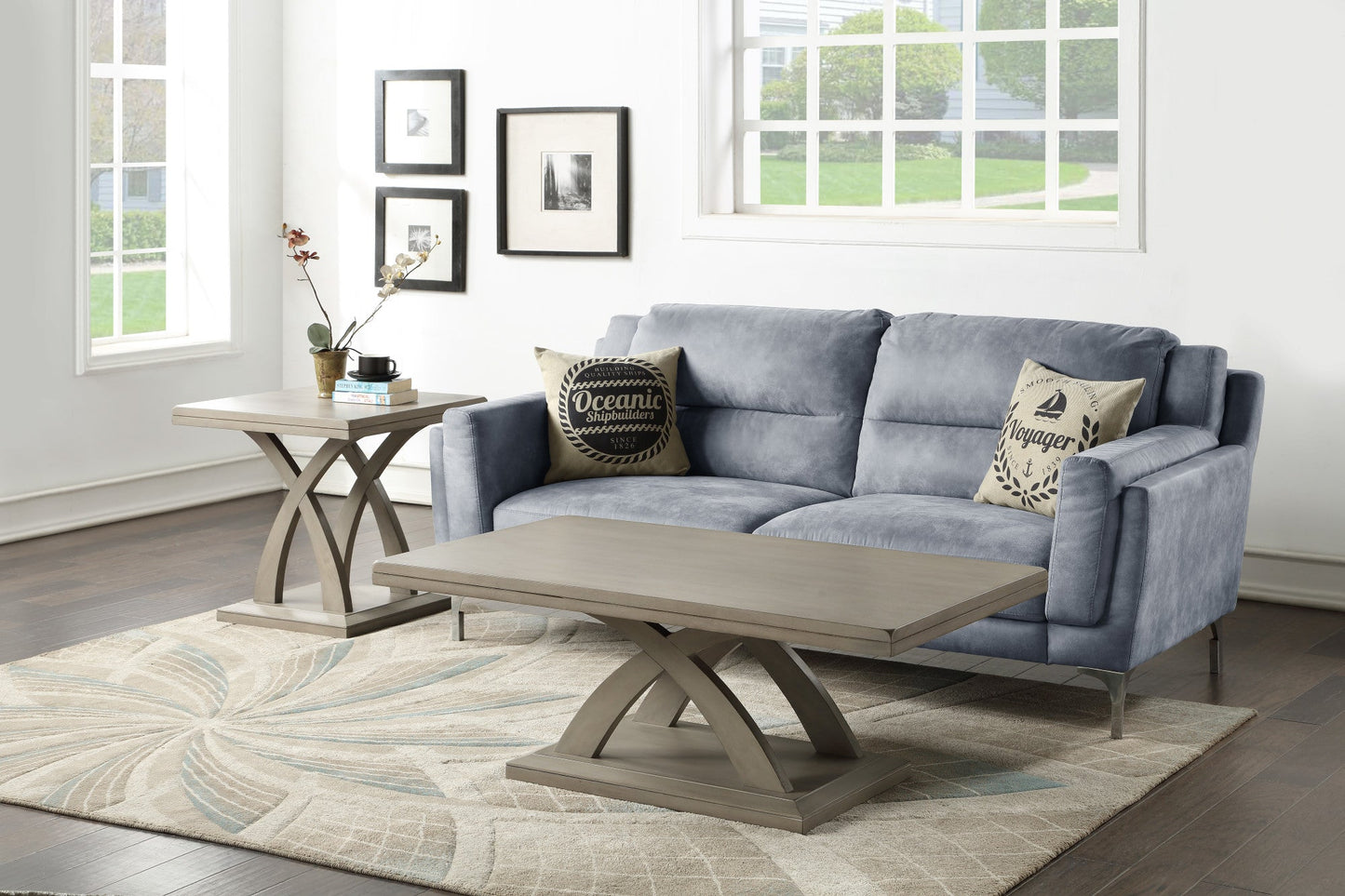 Jocelyn Grey End Table