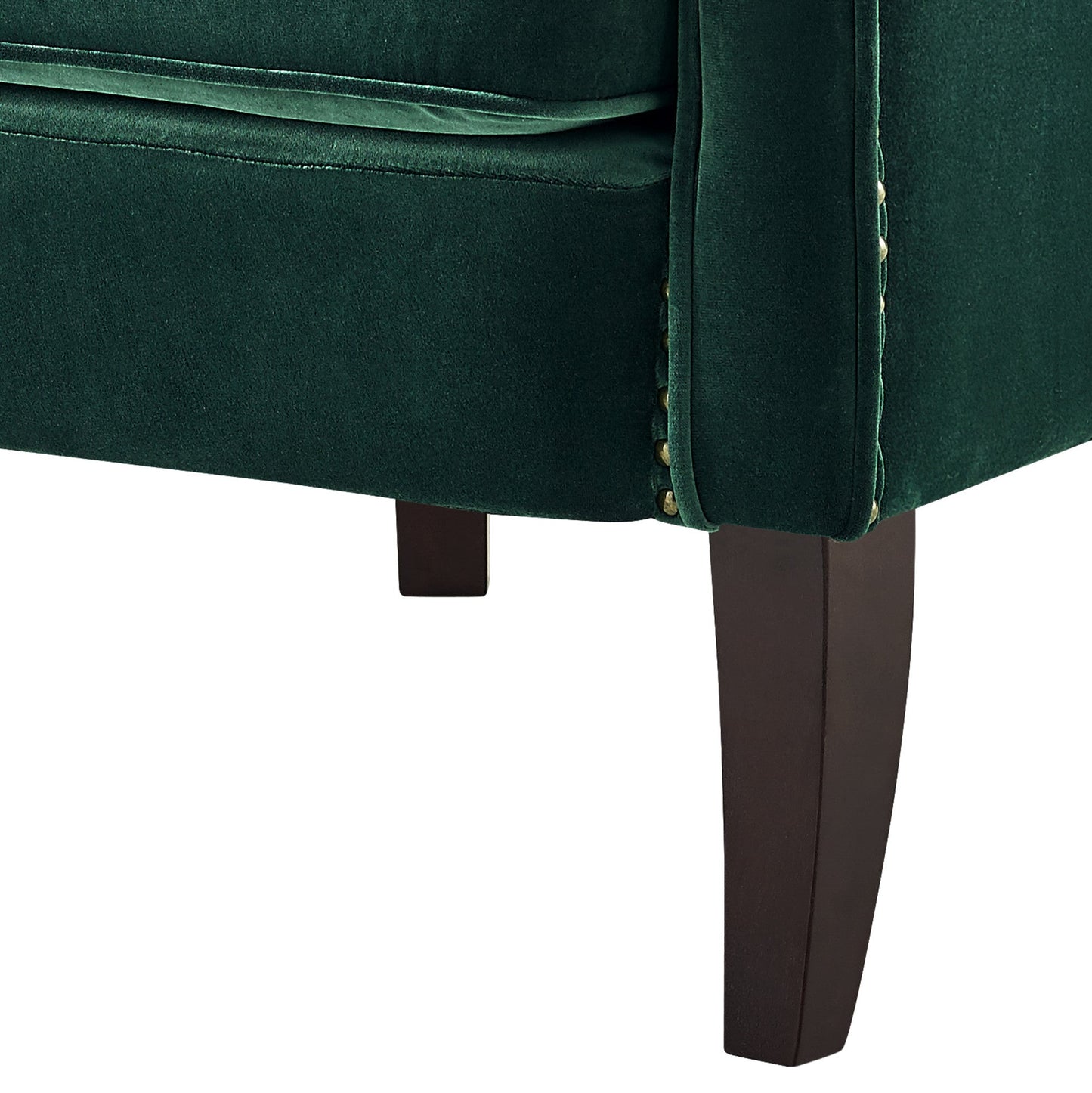 Rosco Velvet Accent Chair w/