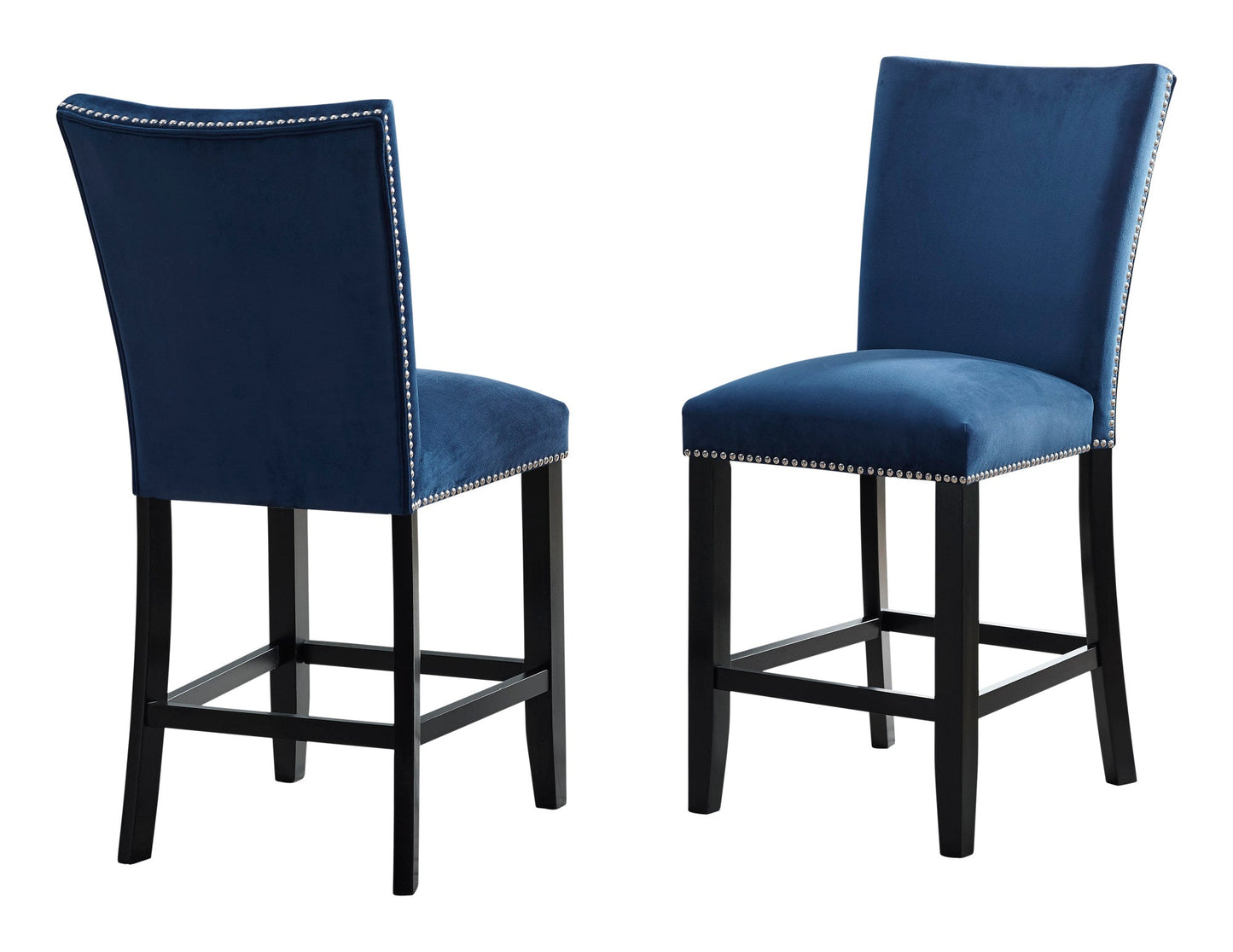Camila Blue Velvet Counter