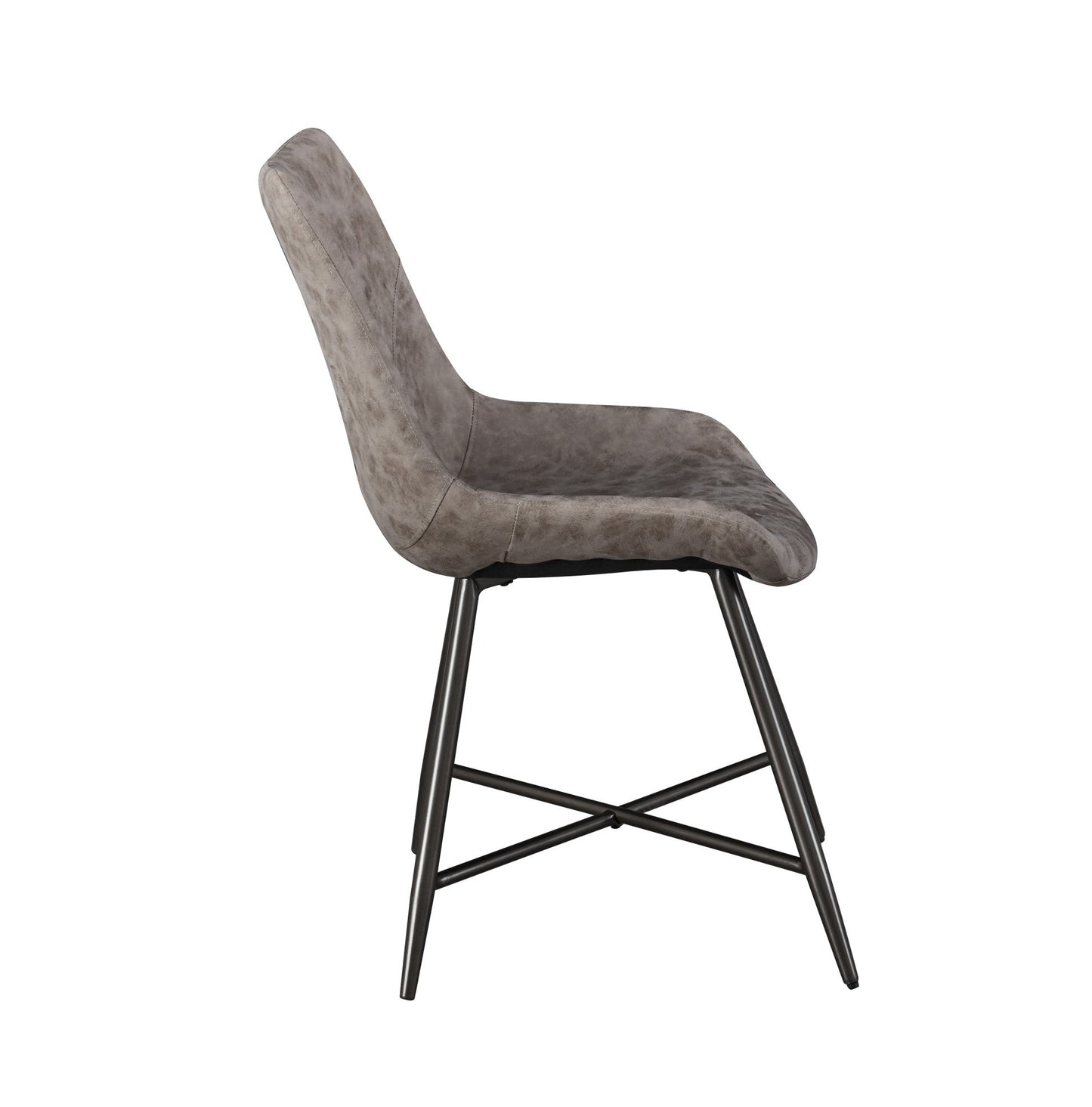 Ramona Brown PU Side Chair