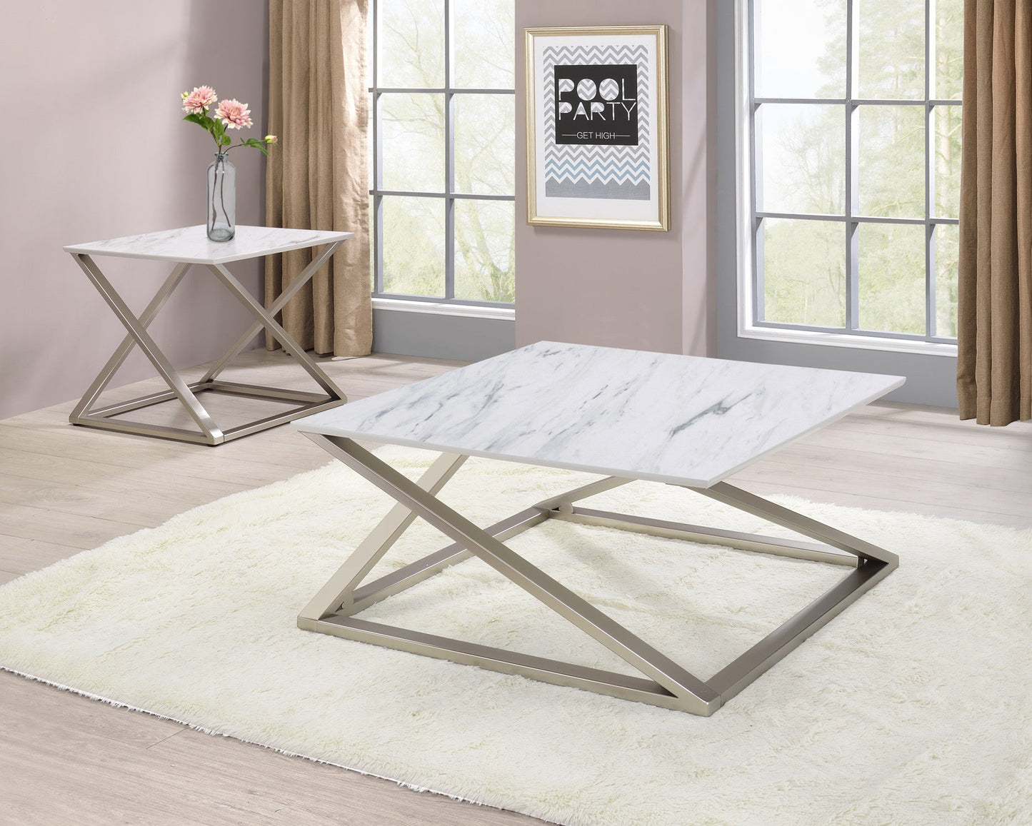 Zurich 3pc Occasional Table Set
