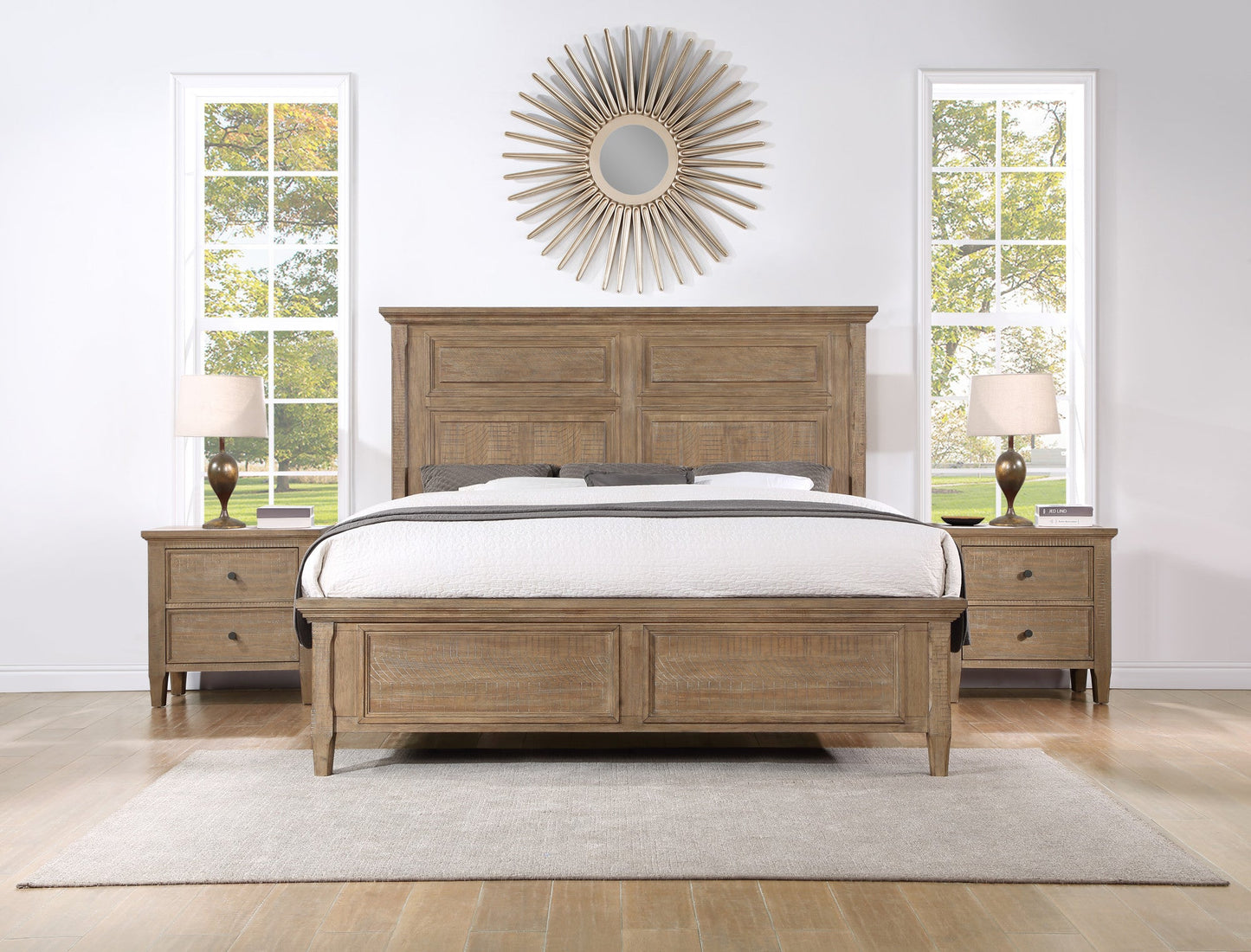 Riverdale Driftwood Queen Bed