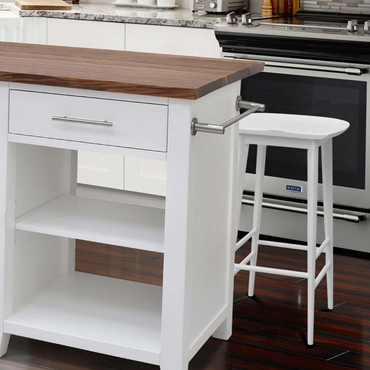 Hilton Counter Stool White