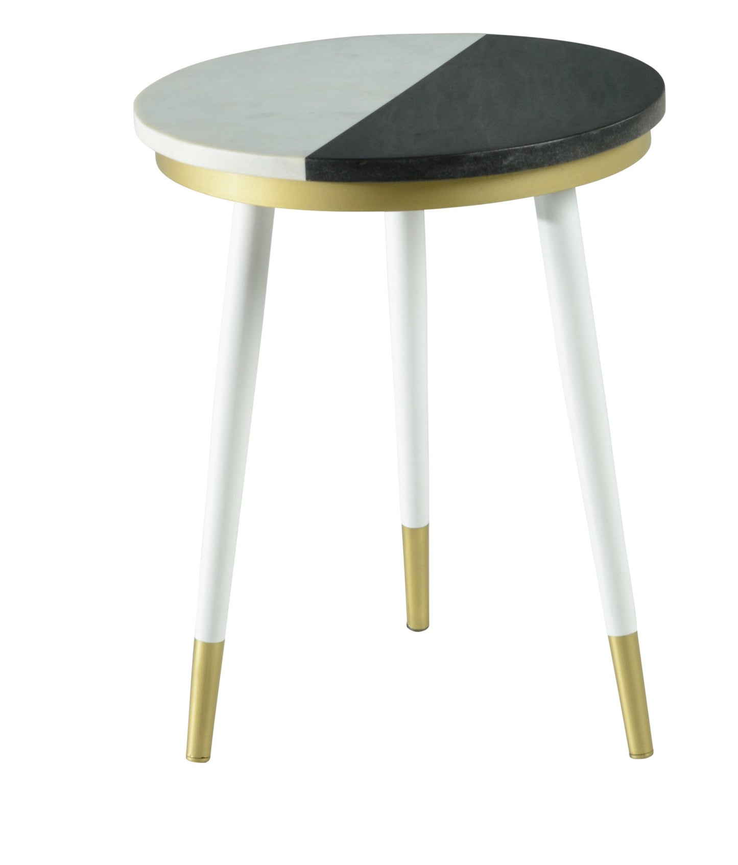 Taj 2-Pack Marble Top Side Tbls
