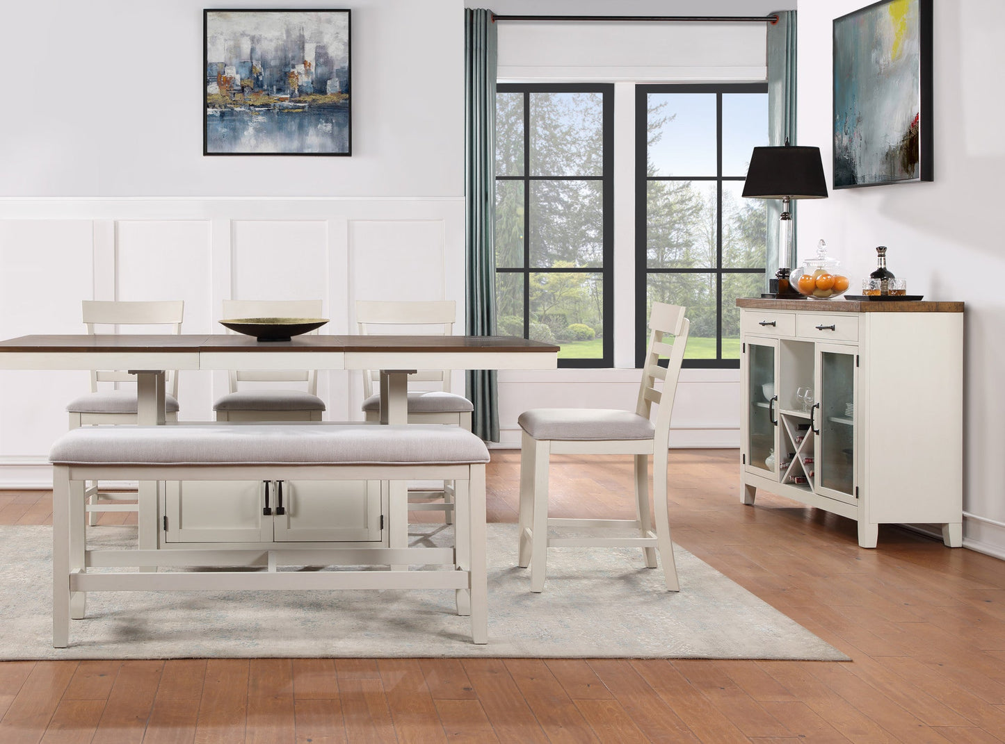 Hyland Counter Chair Brown