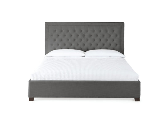 Isadora King Bed Gray