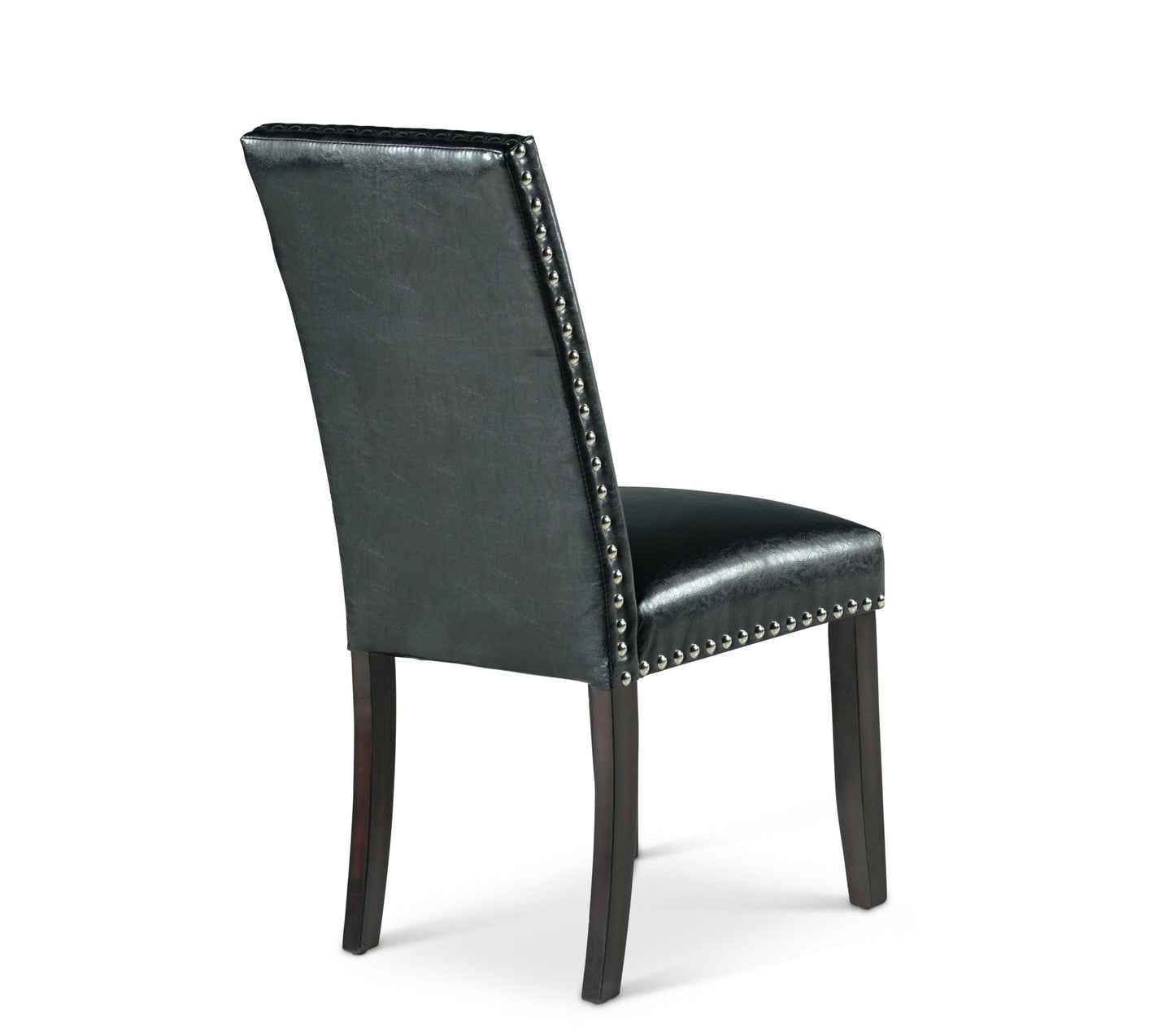 Westby Black PU Side Chair w/