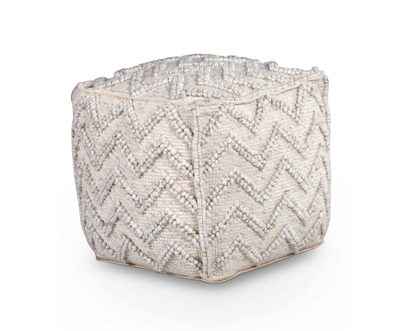 Kenzari Square Zigzag Handwoven