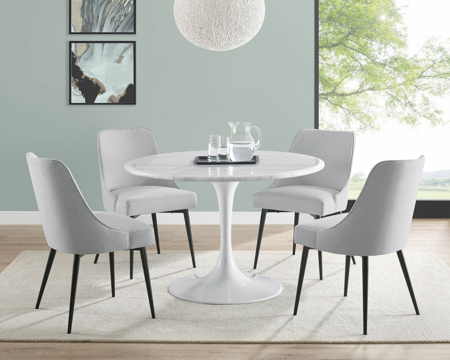 Colfax White Marquina Marble