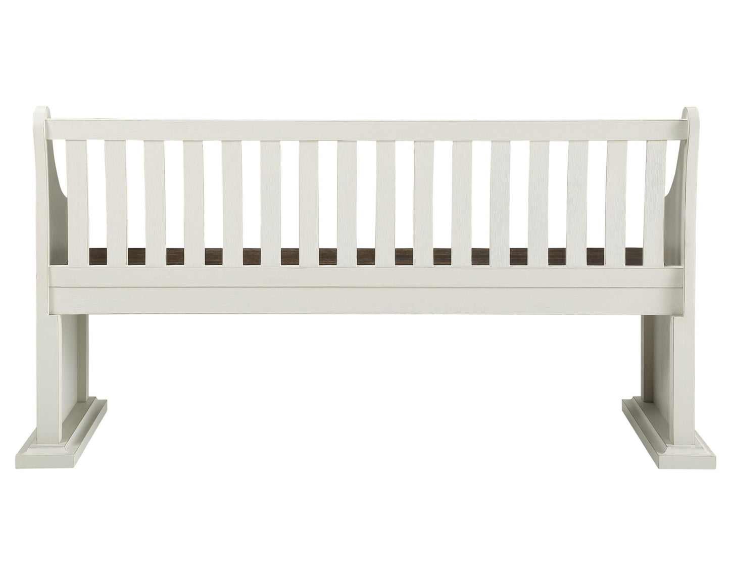 Joanna Two Tone Bench with Back