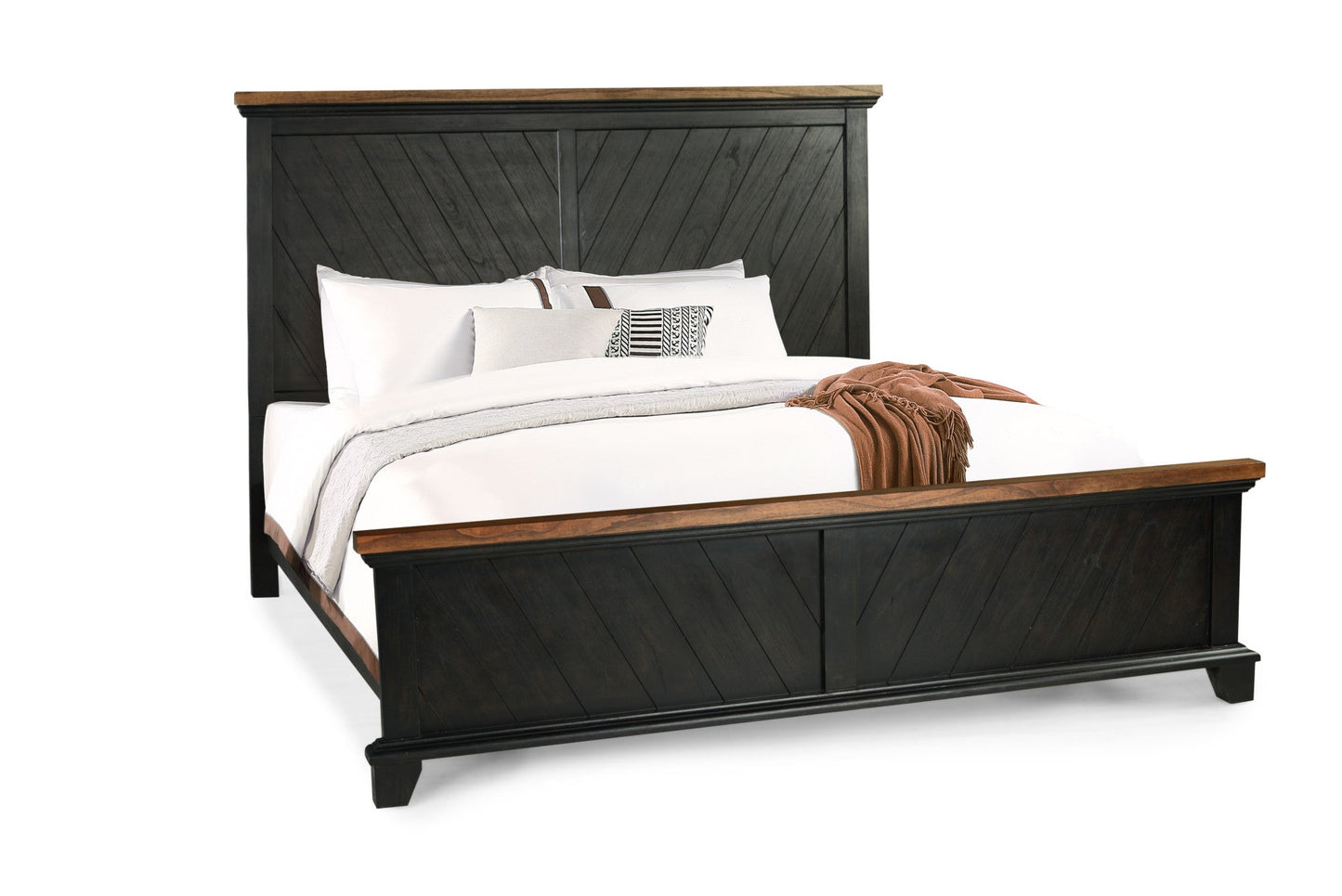 Bear Creek King Bed Brown