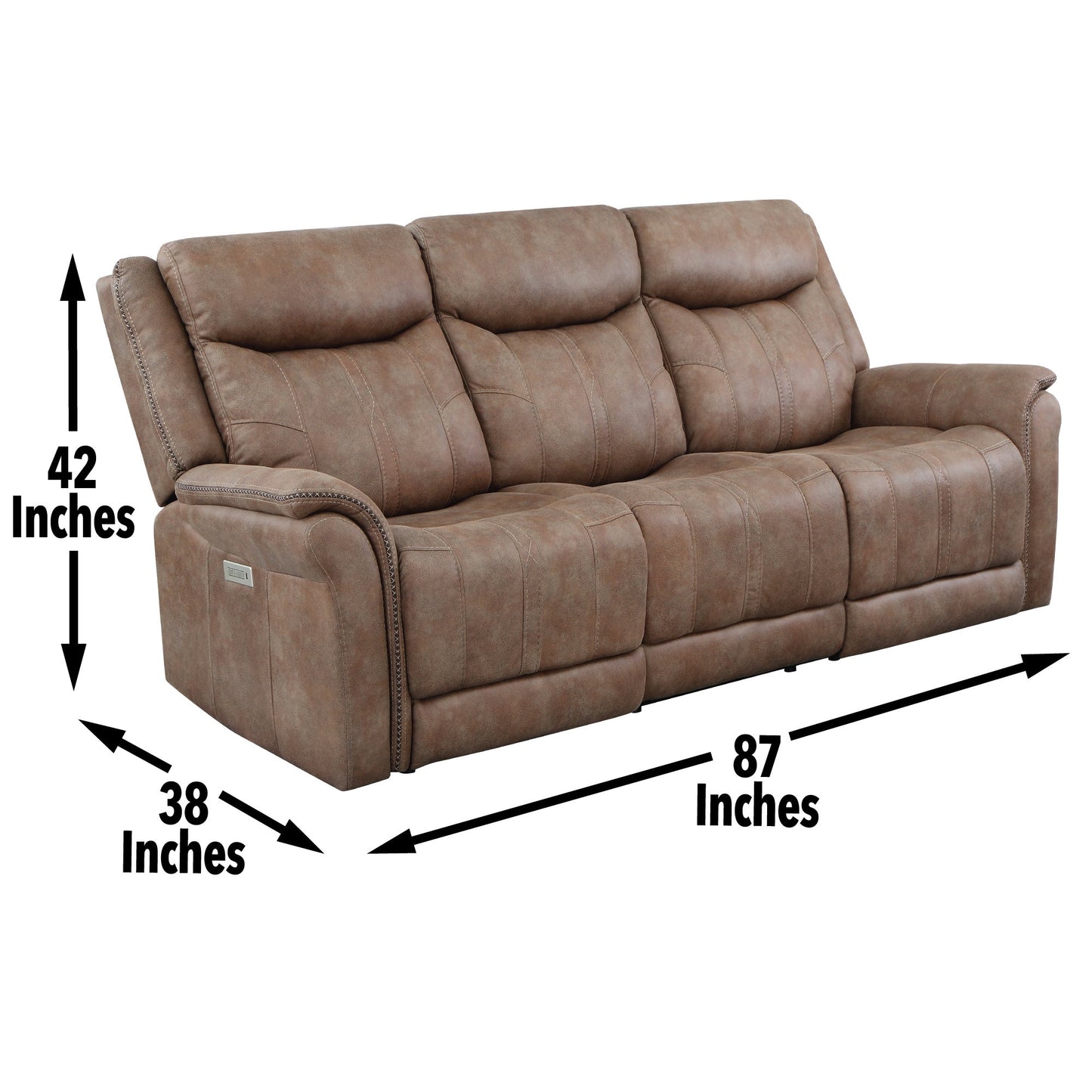 Morrison Pwr/Pwr Sofa Camel