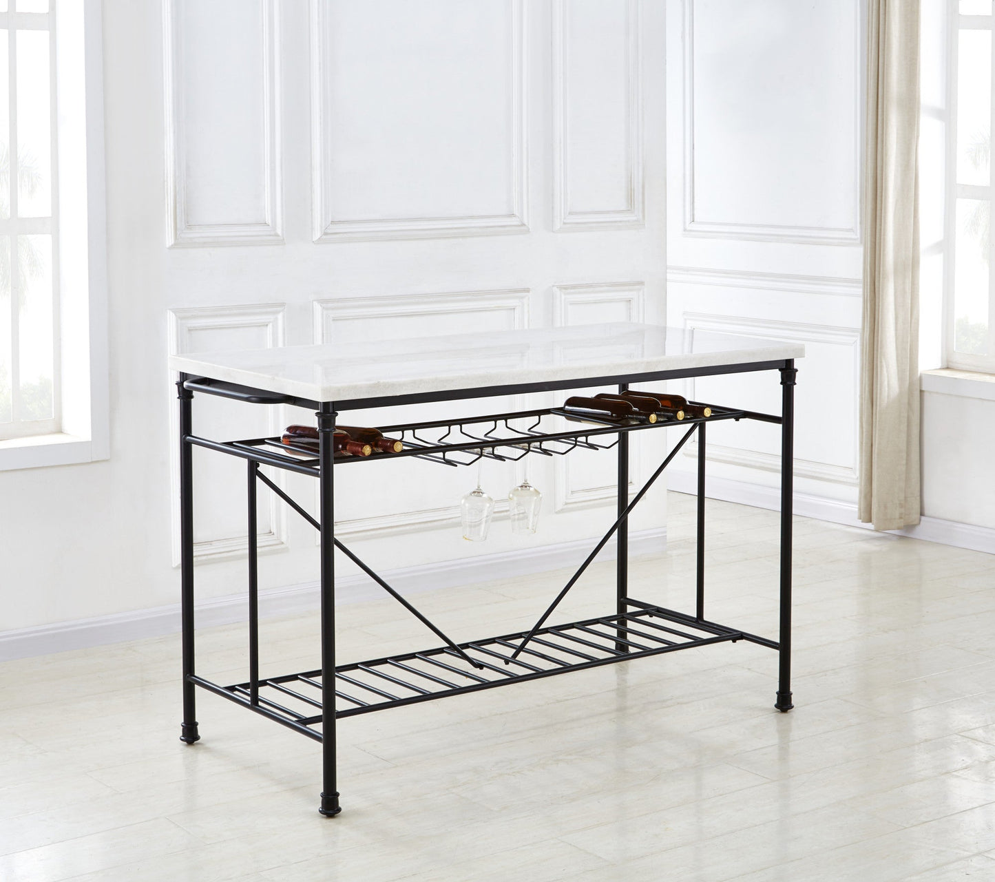 Claire Kitchen Island & 4 stool