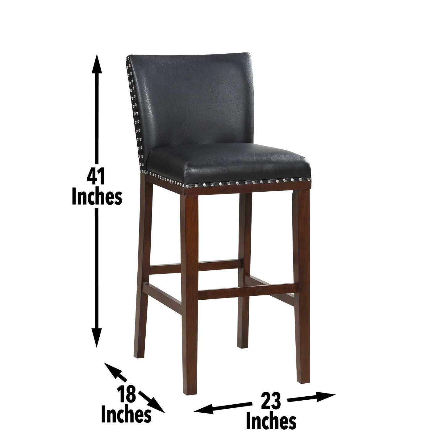 Tiffany KD Bar Chair Black