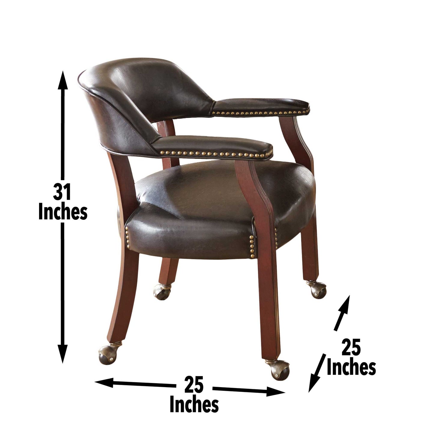 Tournament Arm Chair w/Casters