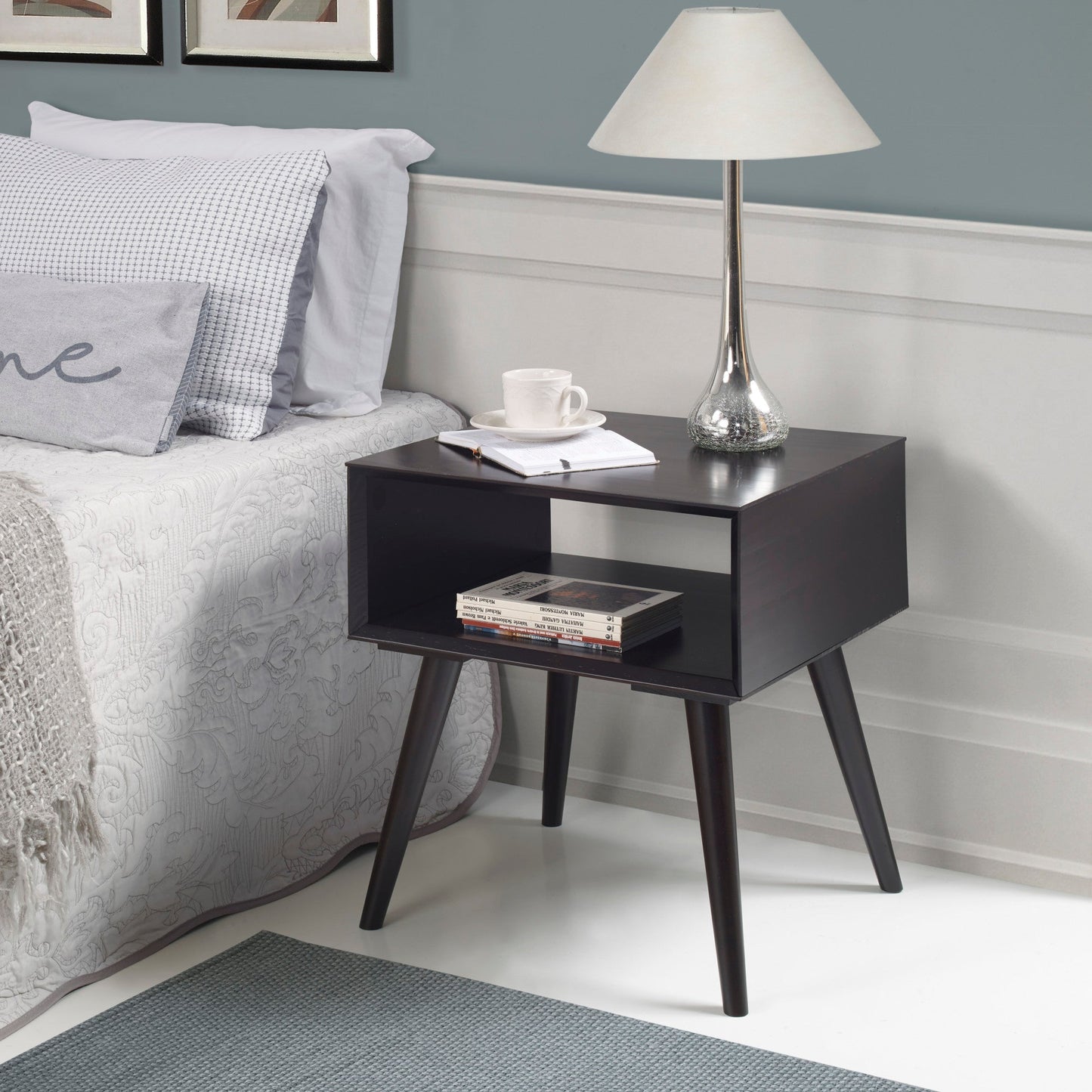 Elin Black End Table