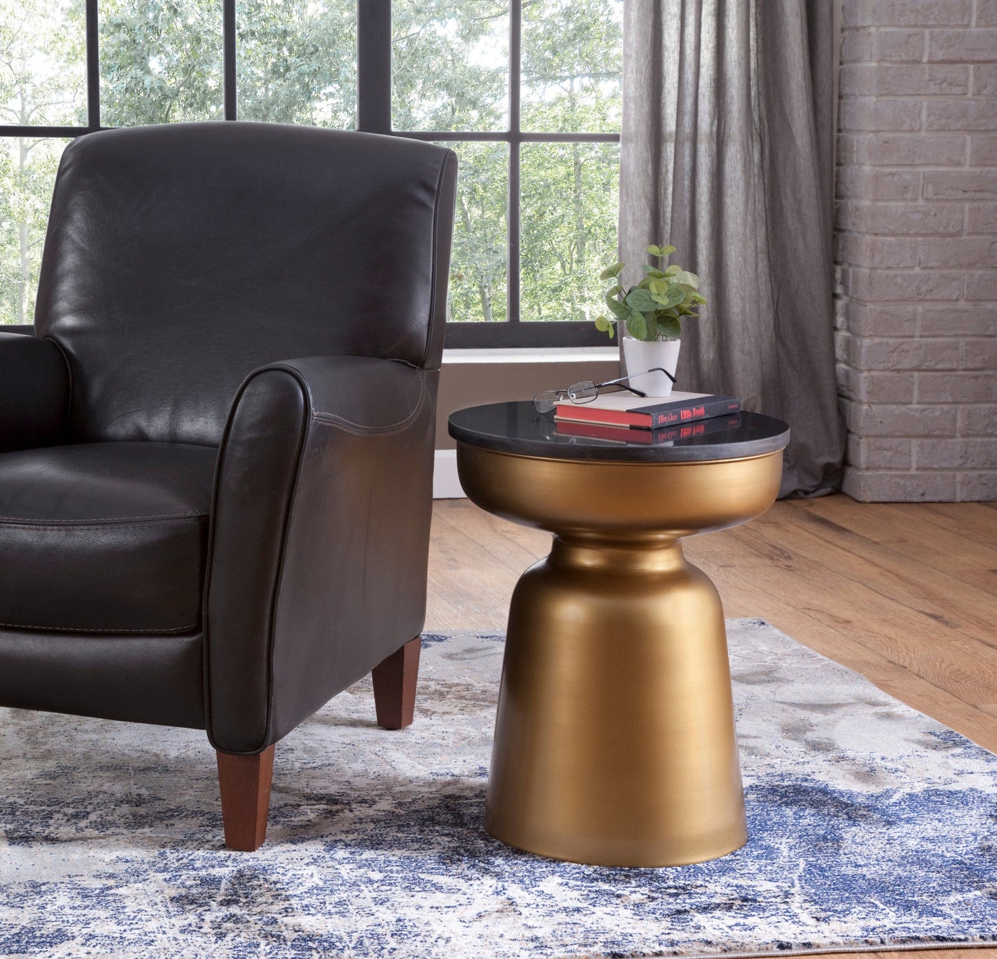 Jovana Round End Table