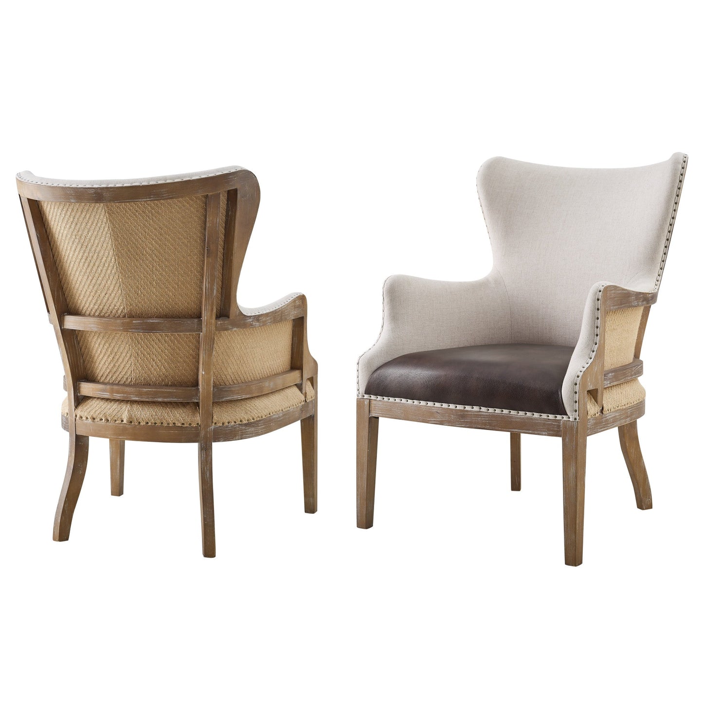 George Two Tone Wingback Accent