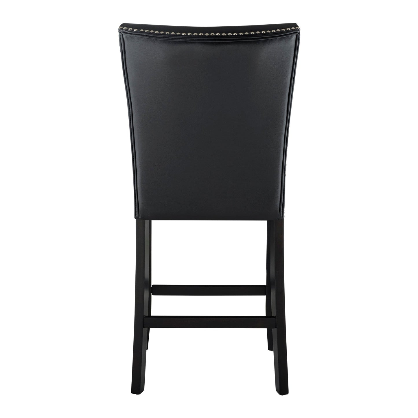Camila Black PU Counter chair