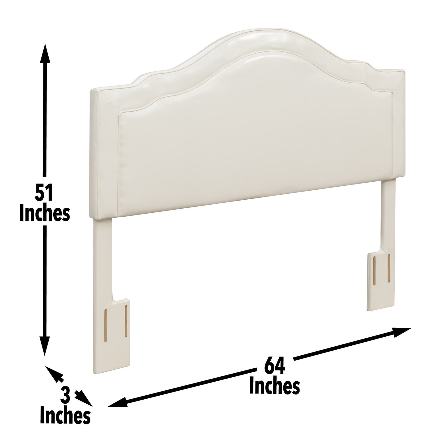 Edmond Queen Headboard Beige