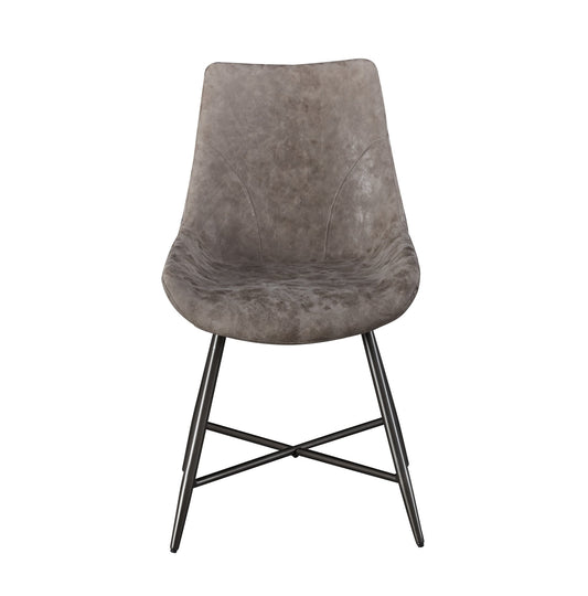 Ramona Brown PU Side Chair