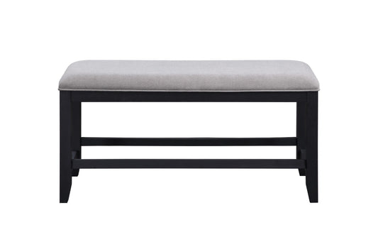 Yves Grey Counter Height Bench