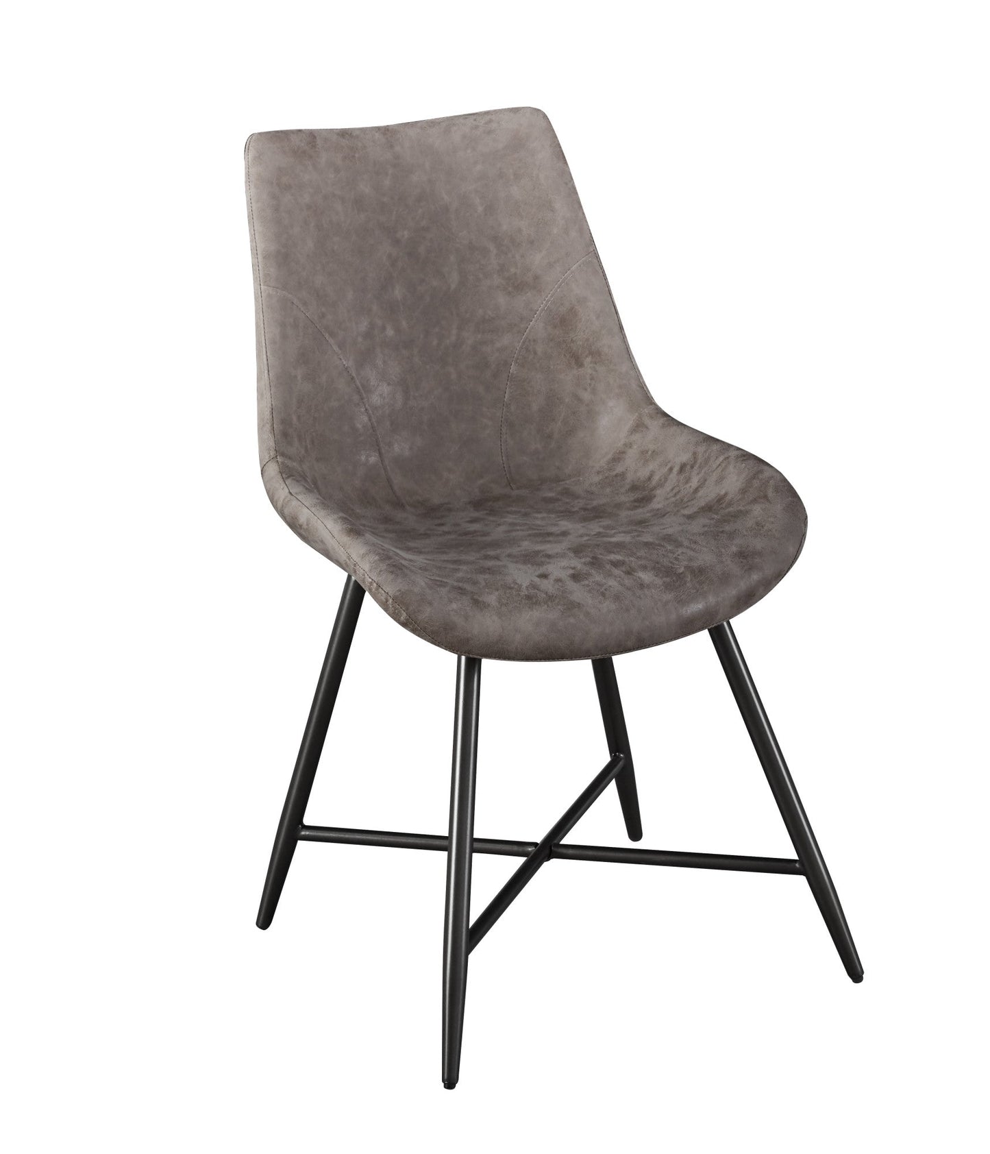 Ramona Brown PU Side Chair