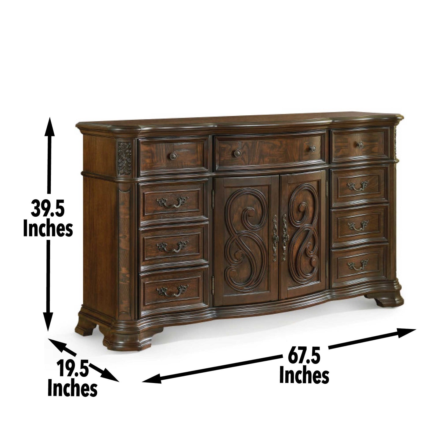 Royale Dresser & Mirror