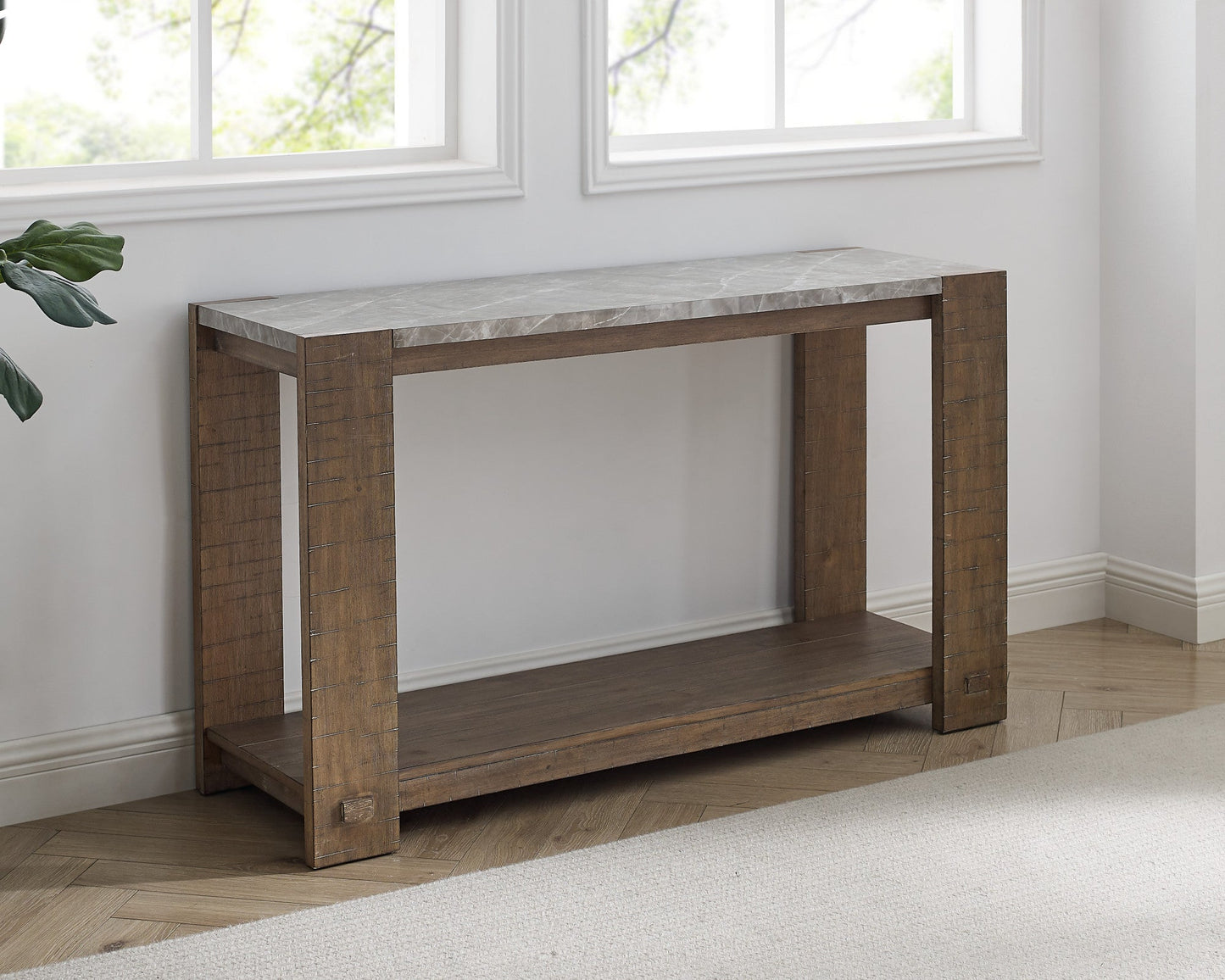 Libby Sintered Stone Sofa Table