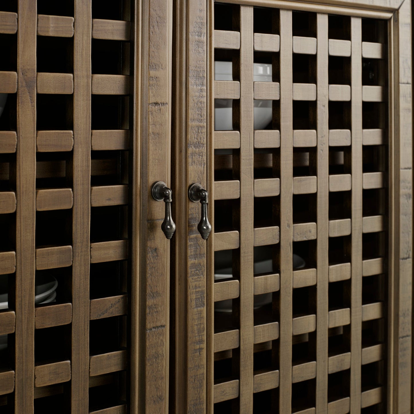 Rio 4 Door Accent Cabinet Mocha