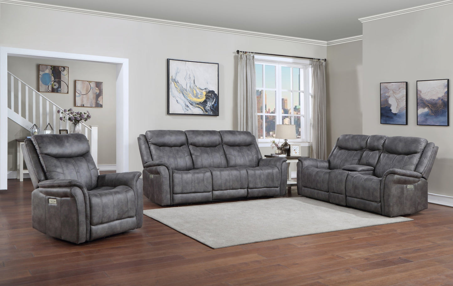 Morrison Pwr/Pwr Recliner Stone