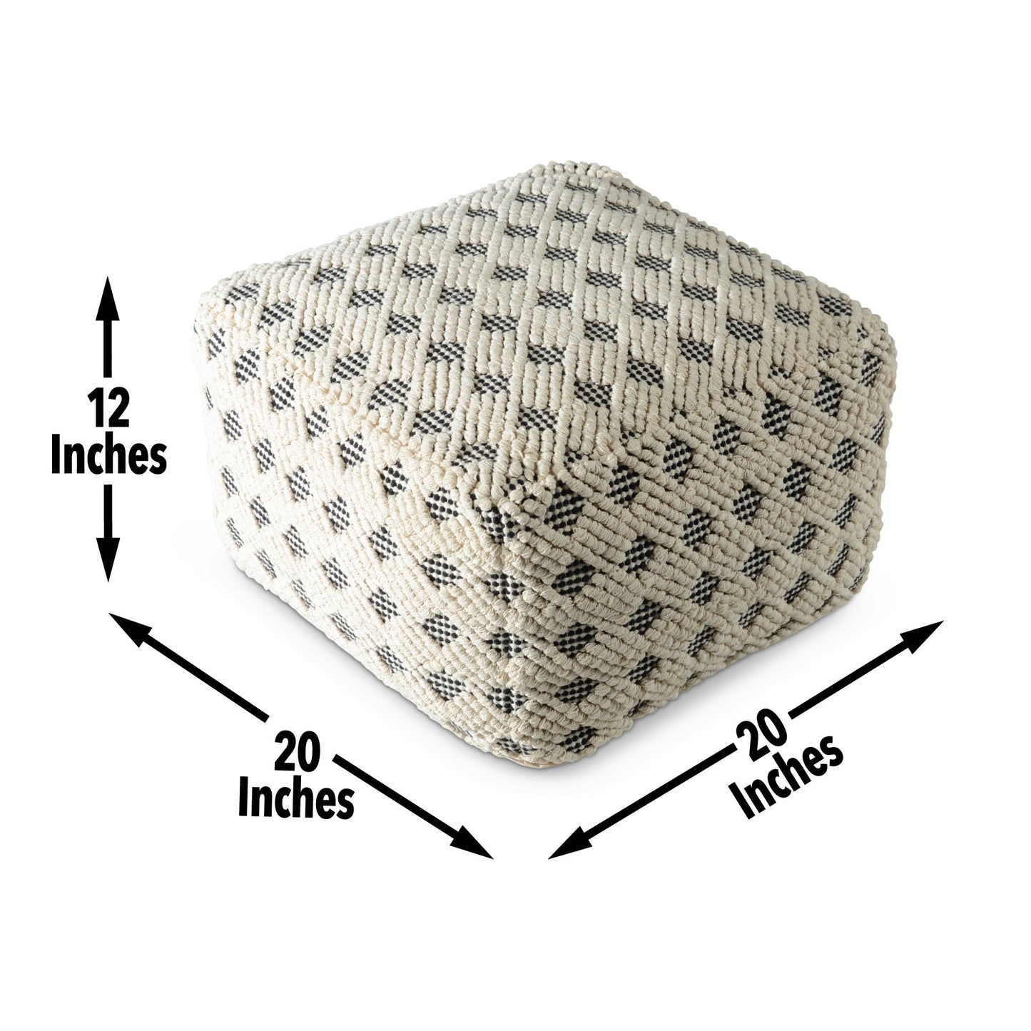 Kodi Square Pouf