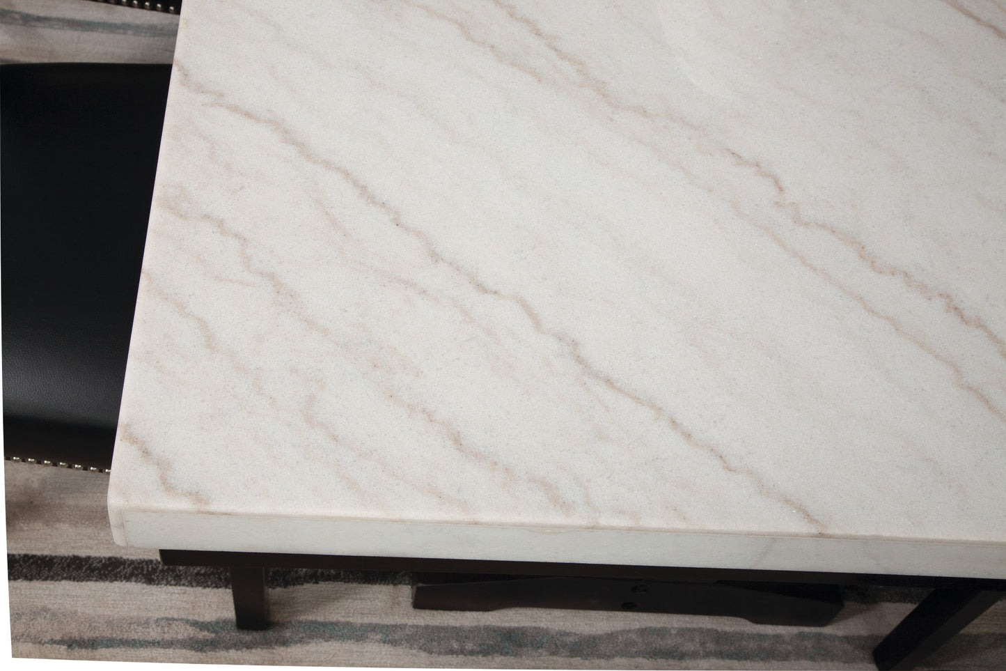 Finley White Marble Top Dining