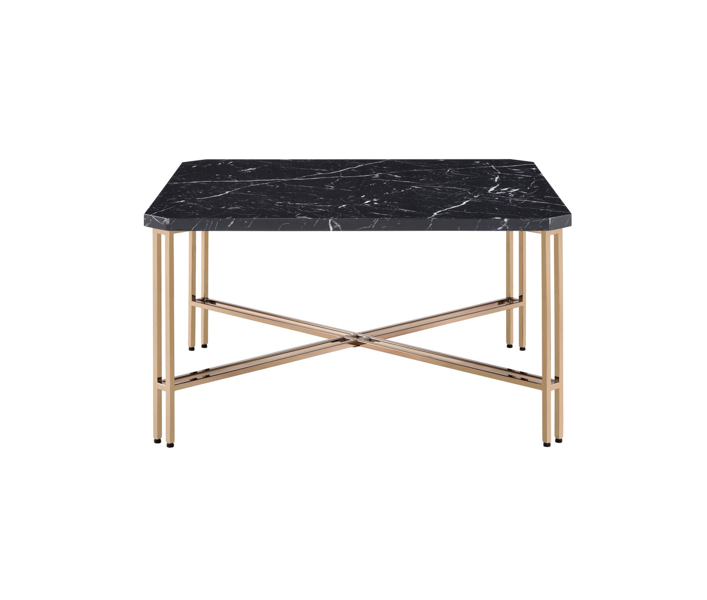 Daxton Faux Marble Top Square