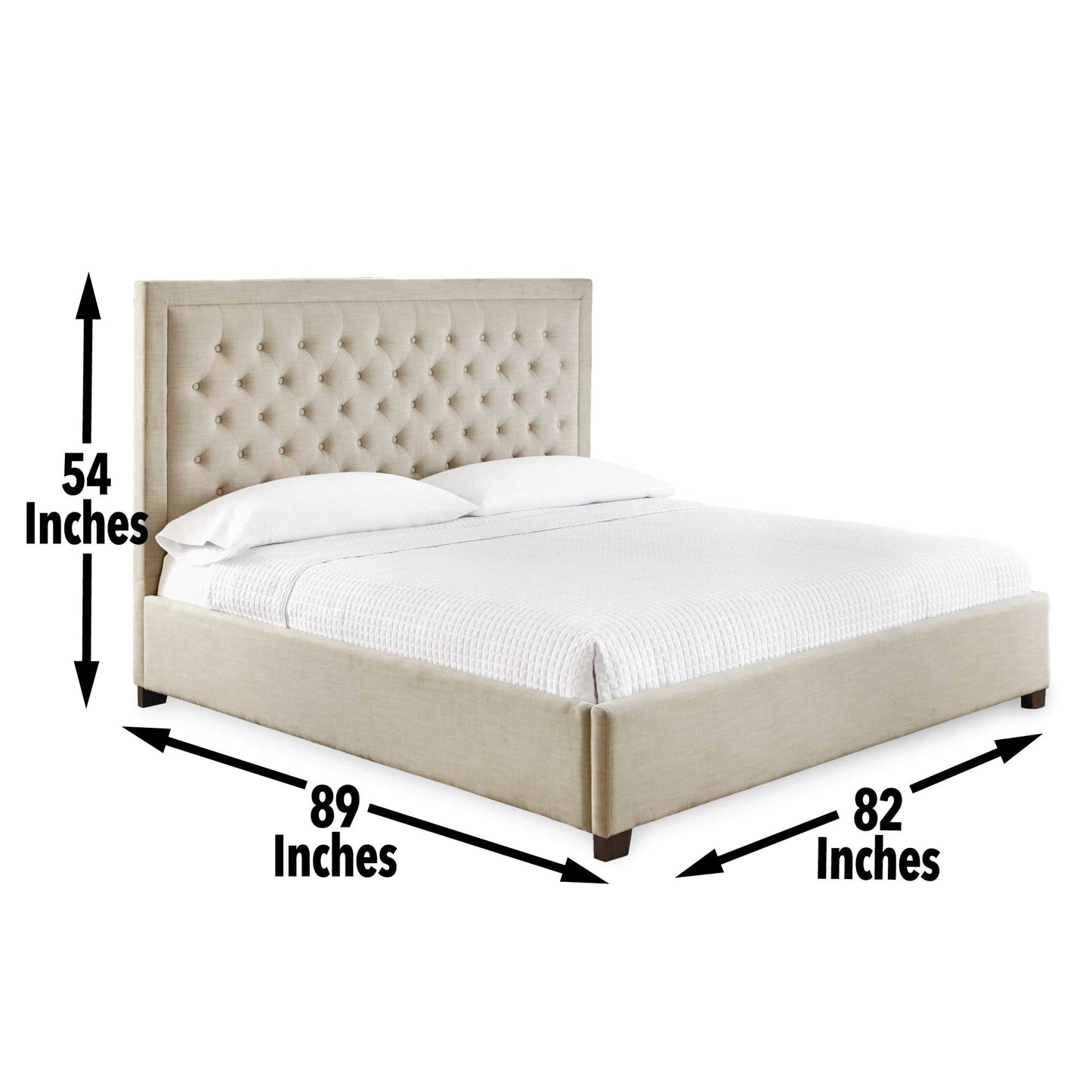 Isadora King Bed Sand