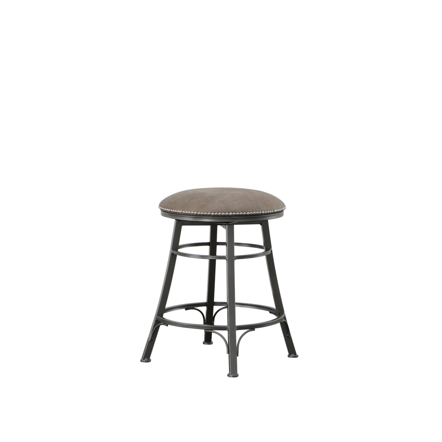 Bali Backless Swivel Counter Chair Grey