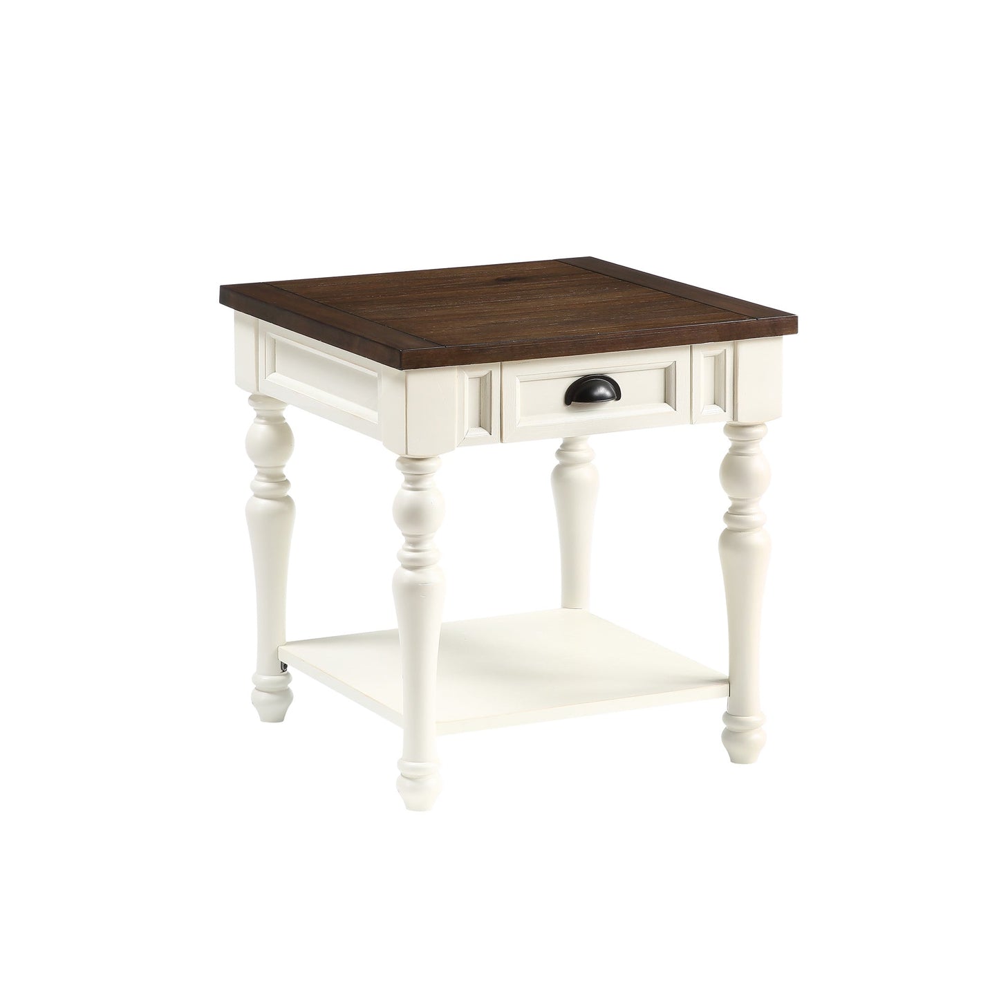 Joanna Ivory/Mocha End Table