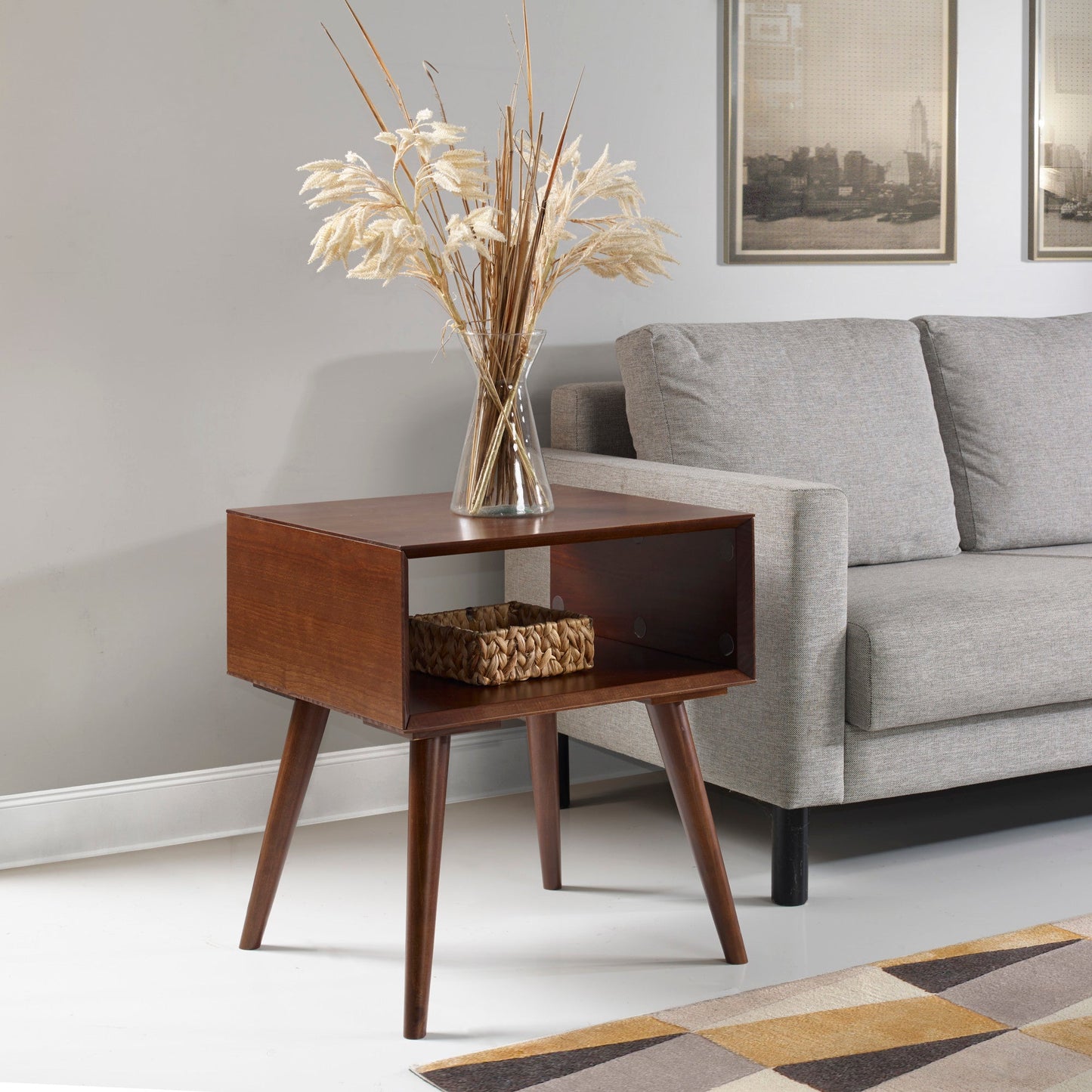 Elin Natural End Table