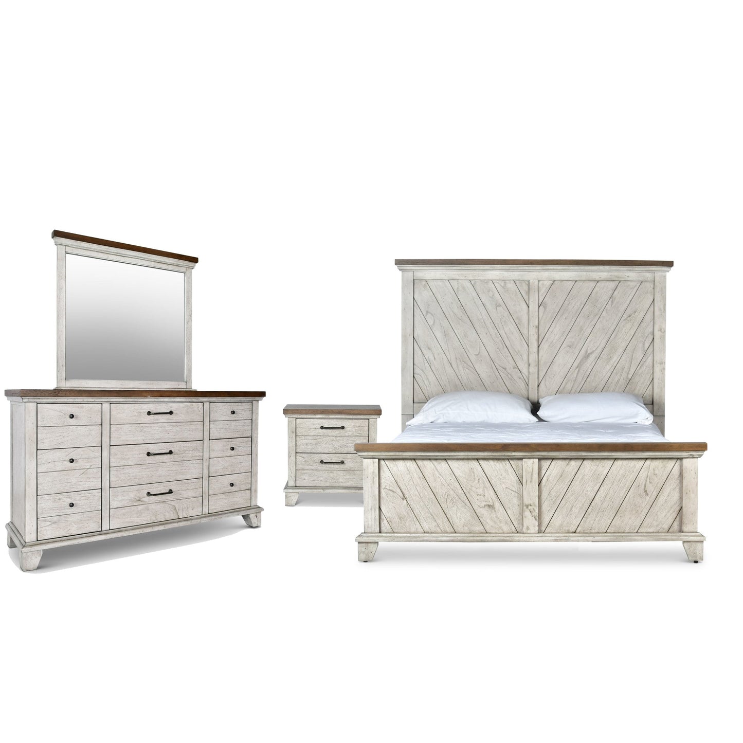 Bear Creek 4pc Queen Bed Set