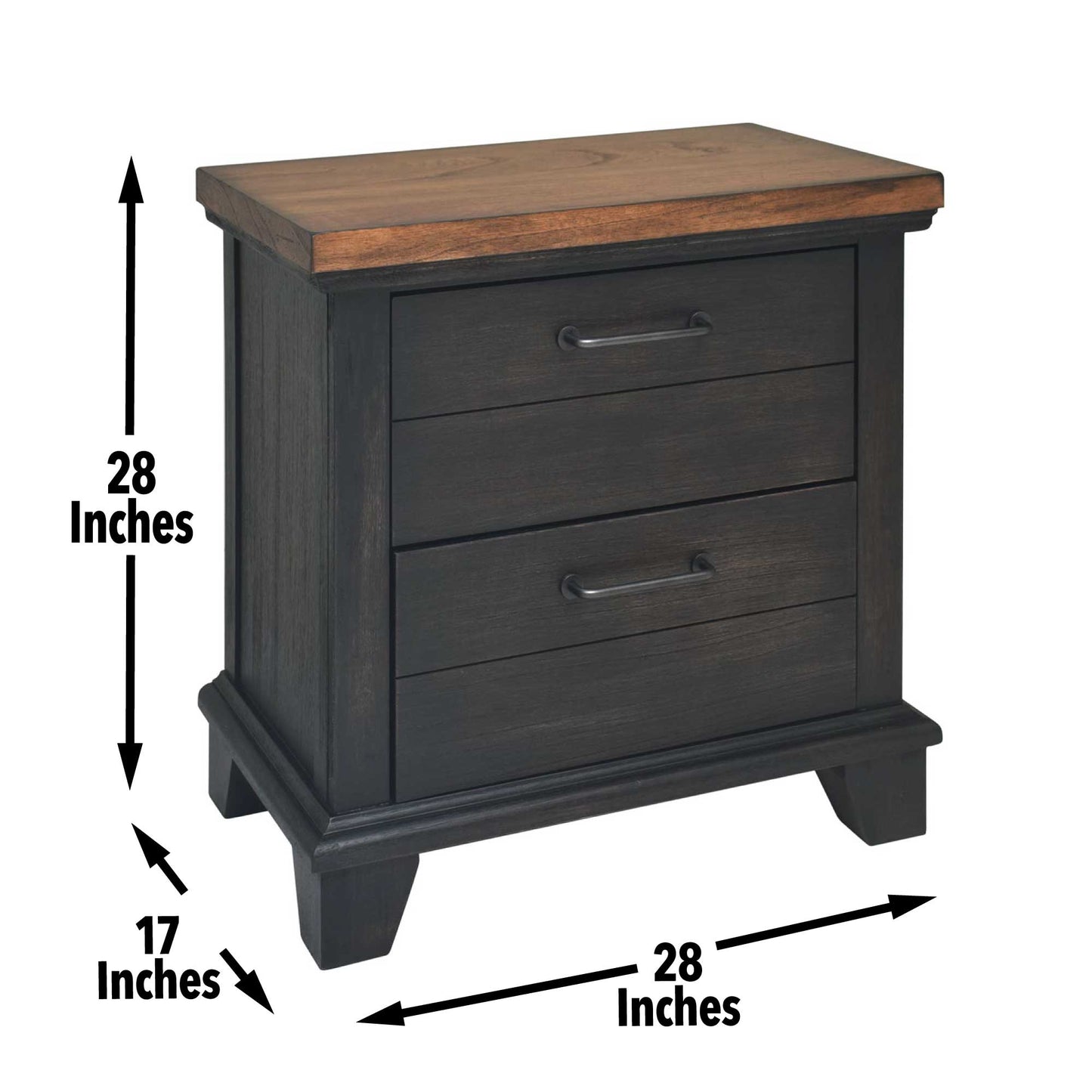 Bear Creek Nightstand Brown