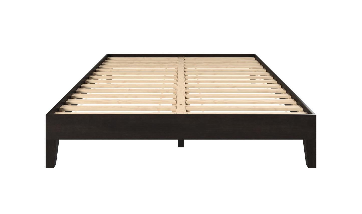 Nix Queen Platform Bed Black