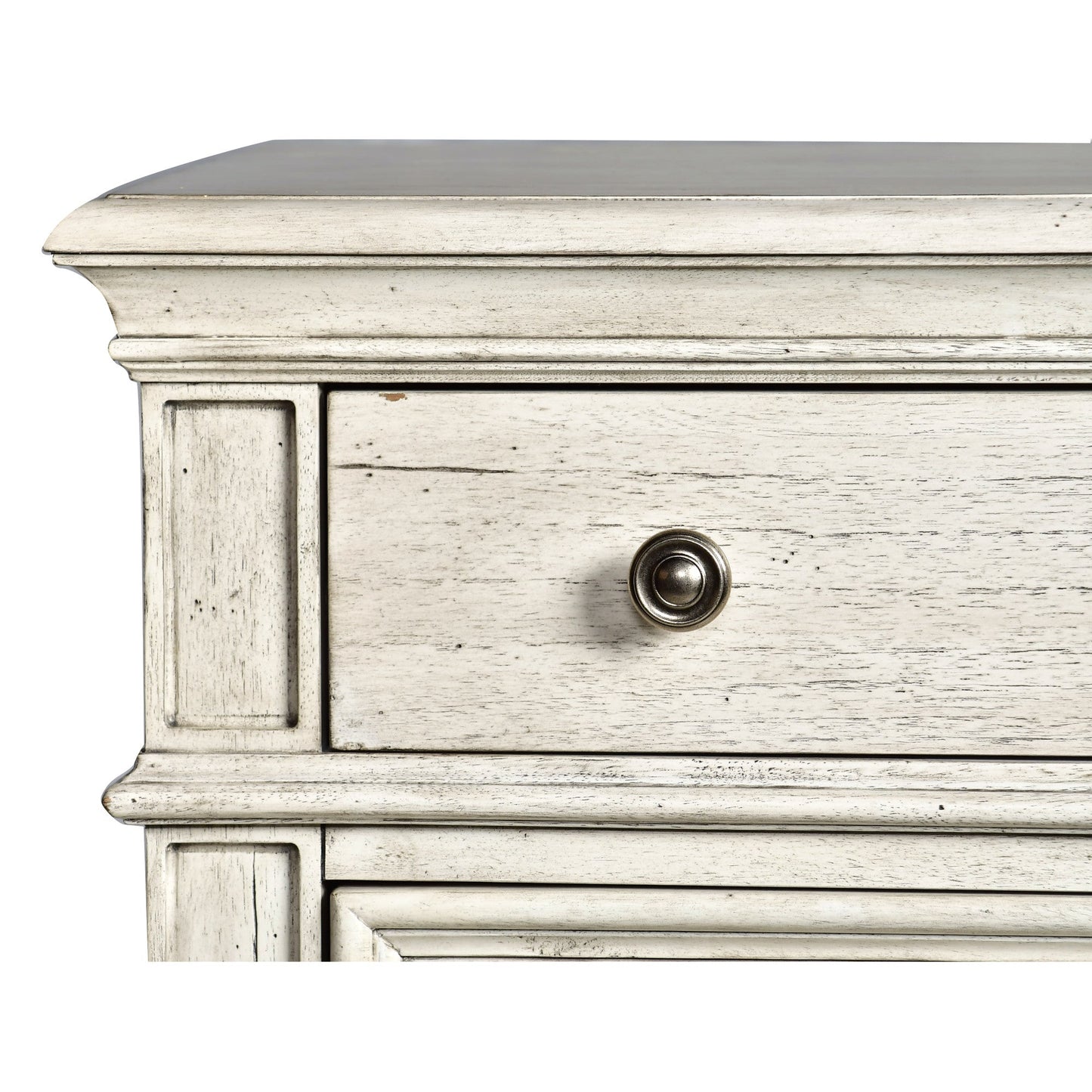 Highland Park Cathedral White Nightstand