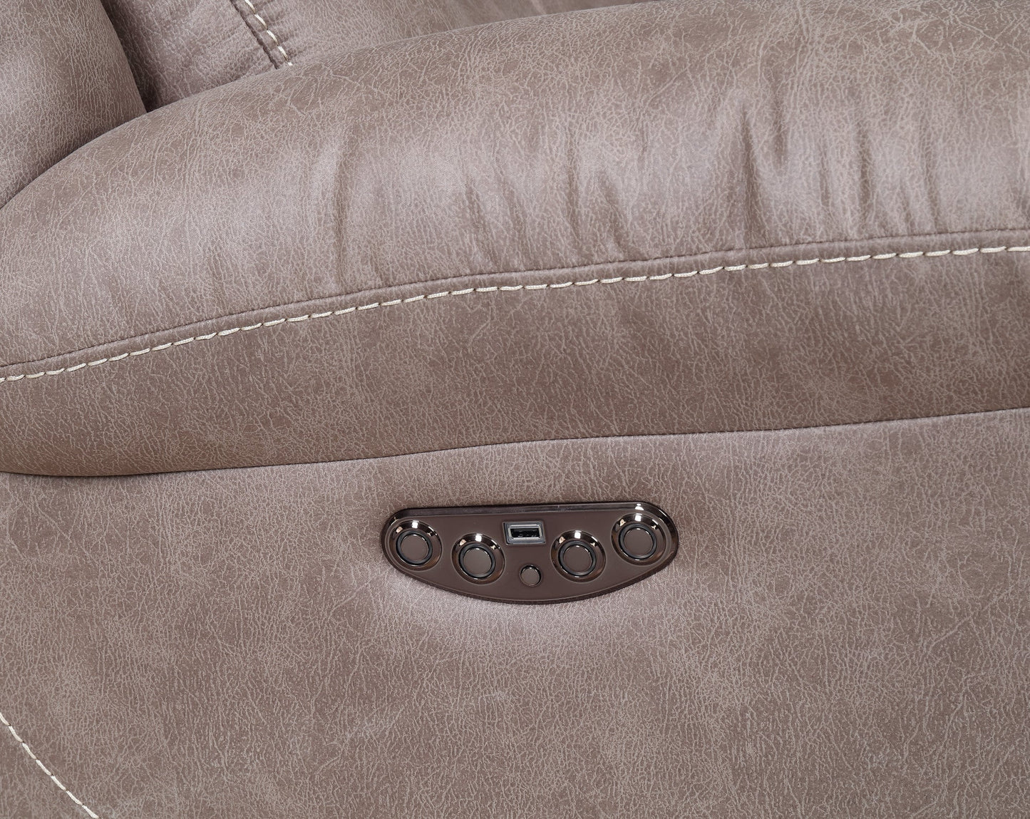 Aria Sand Dual-Power Reclining Sofa