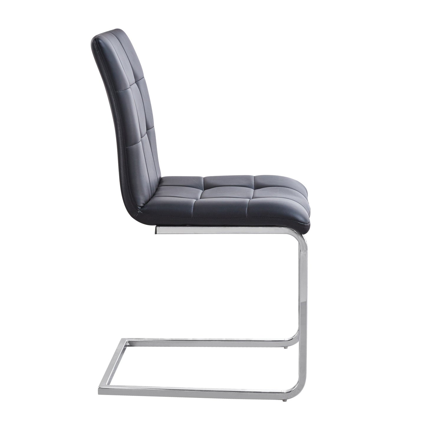 Escondido Black PU Side Chair