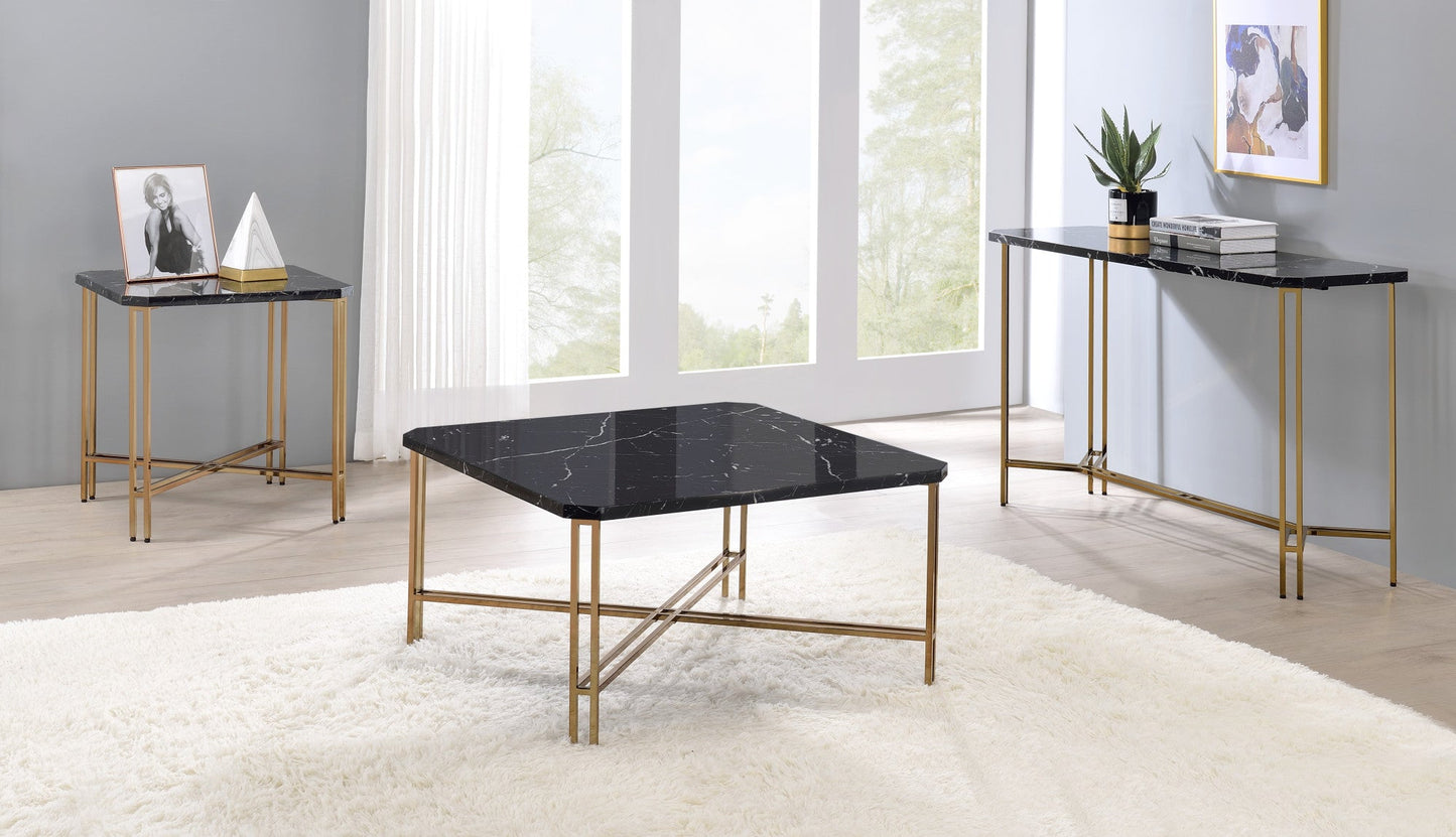 Daxton Faux Marble Top Sofa