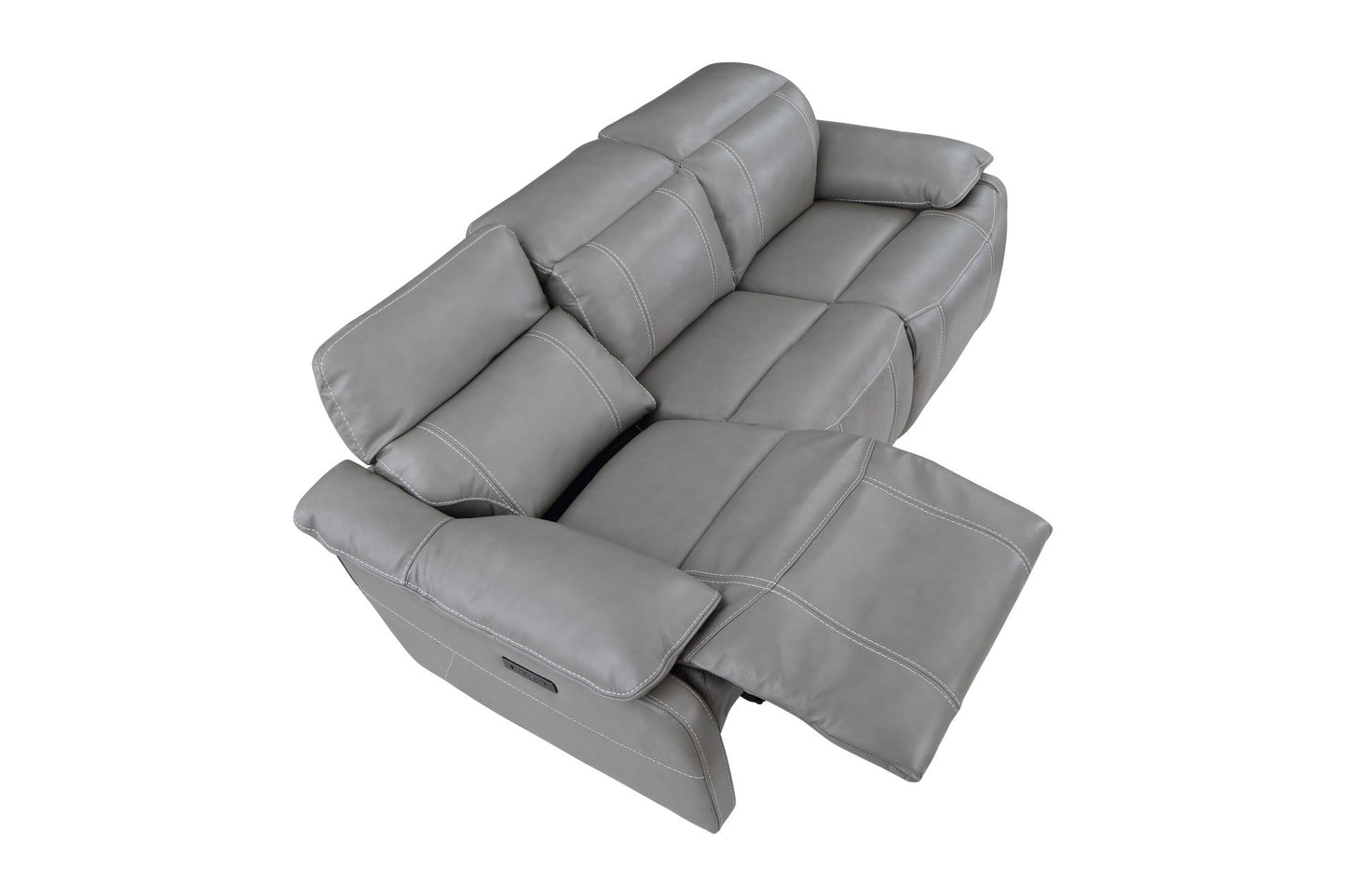 Alpine Leather P/P Sofa Smoke