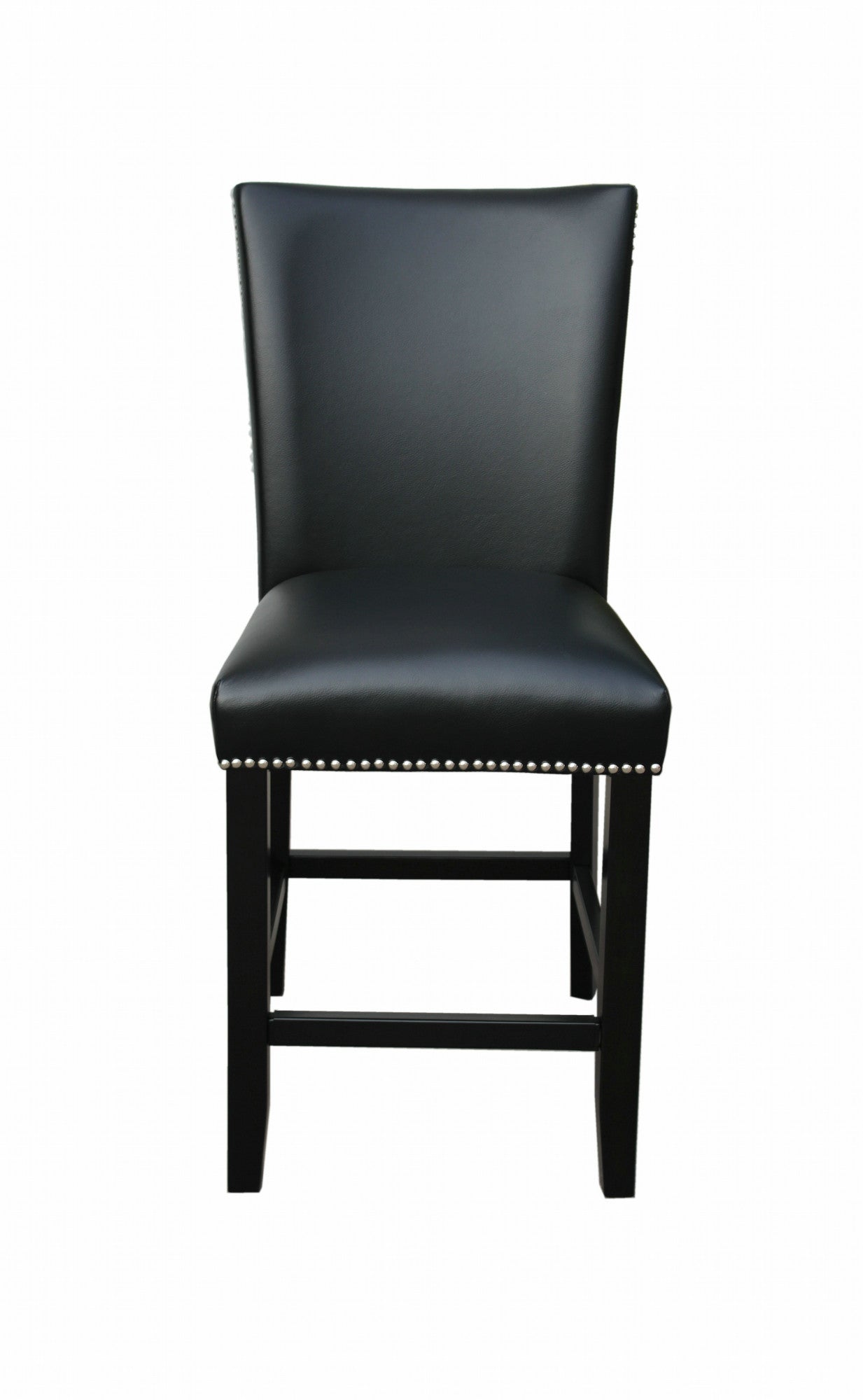 Camila Black PU Counter chair