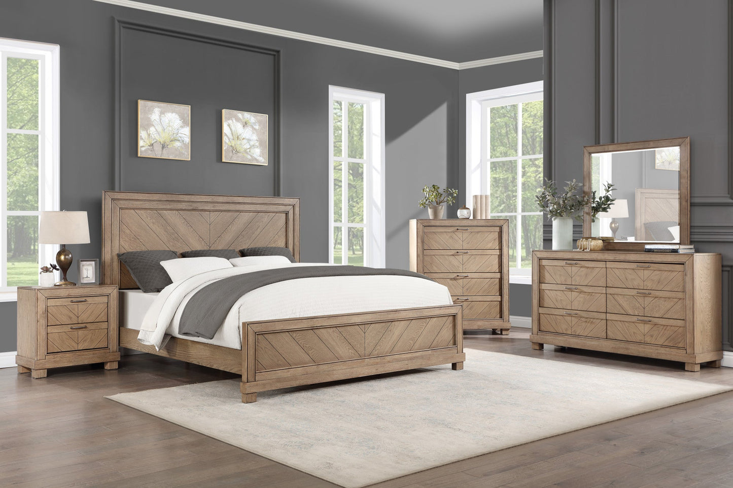 Montana Weathered Sand Queen Headboard