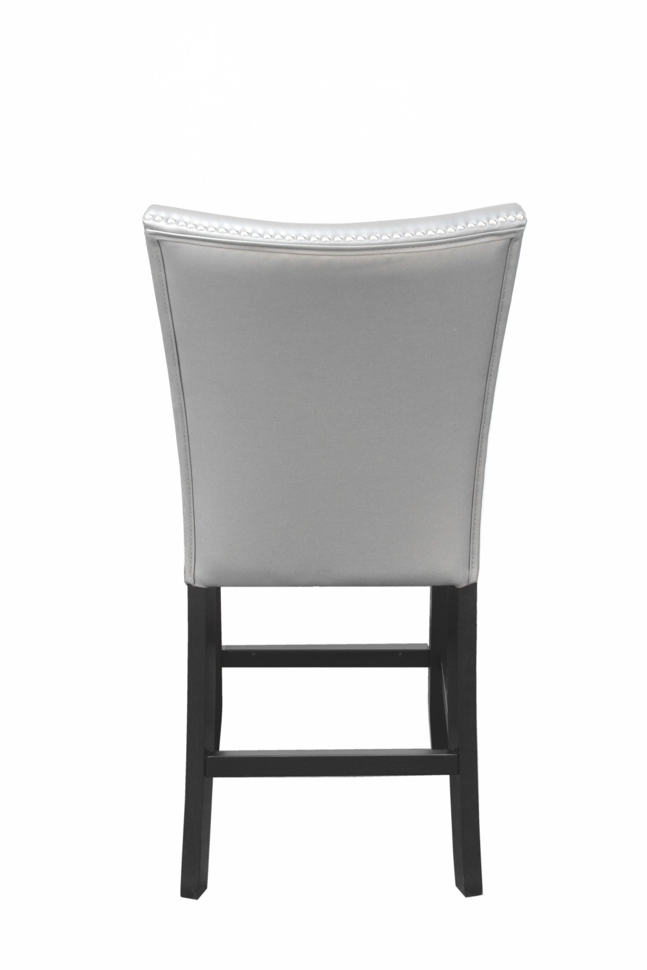 Camila Silver PU Counter chair