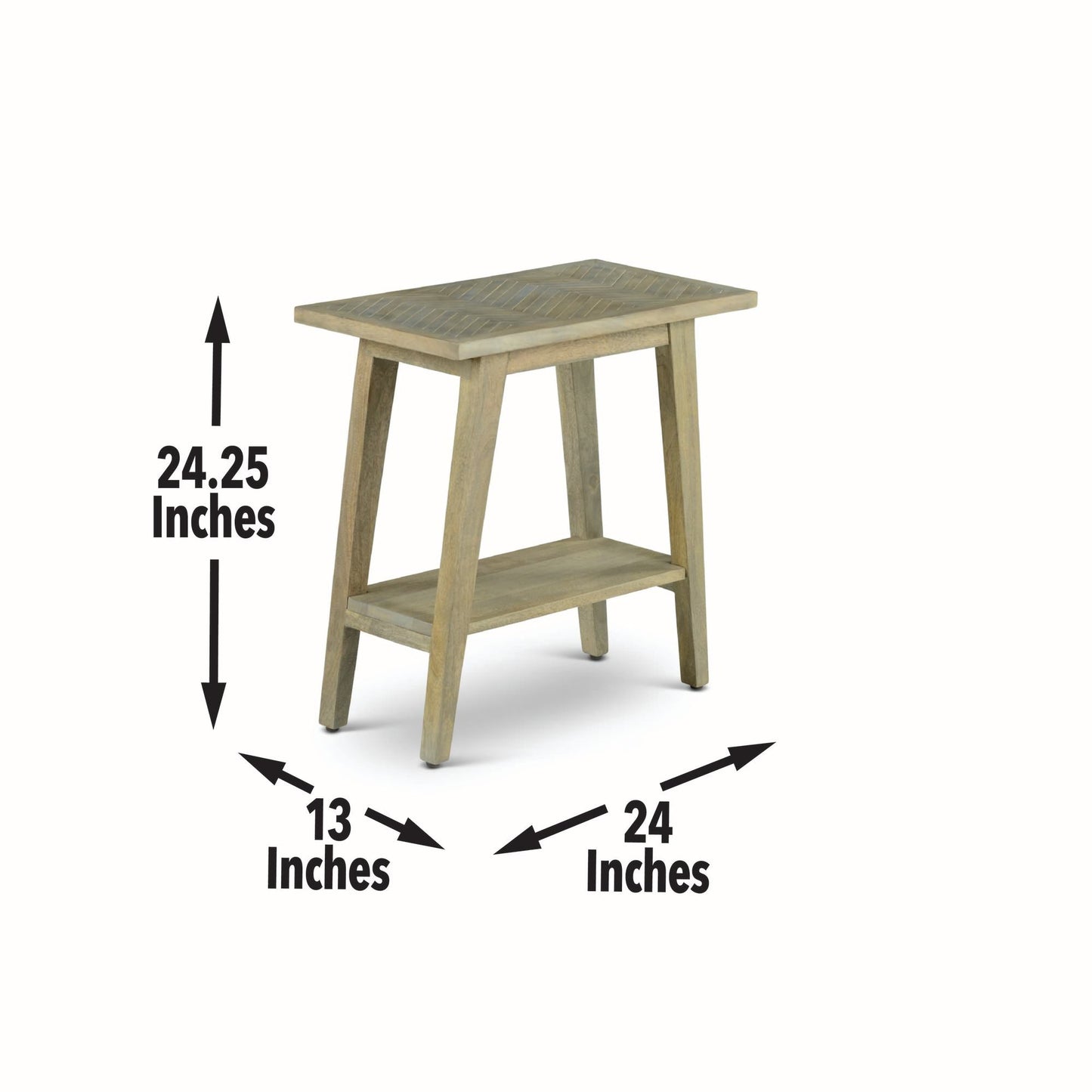 Milani Chairside End Table